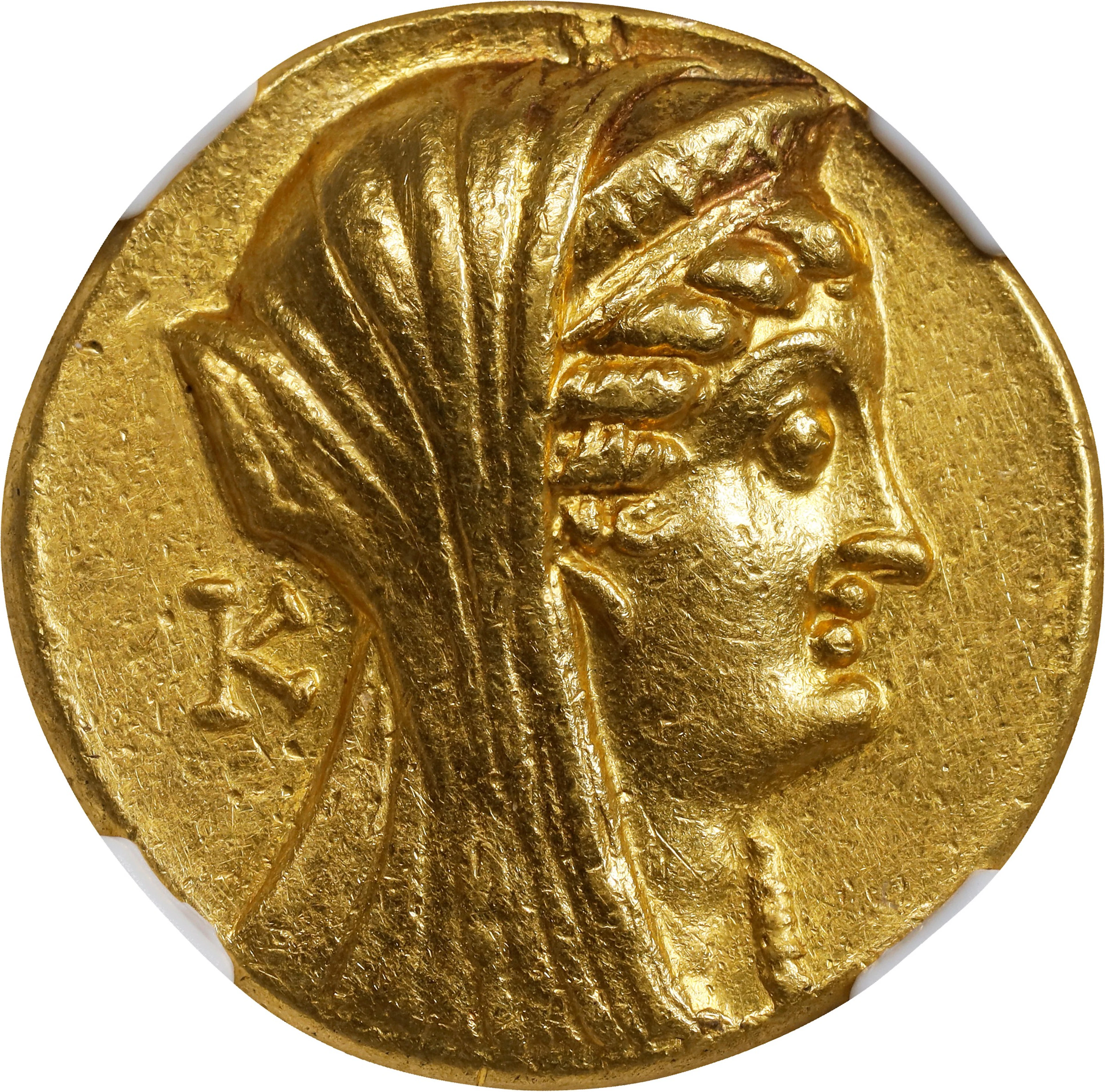 PTOLEMAIC EGYPT. Arsinoe II Philadelphos, Died 270/68 B.C. AV Oktadrachm