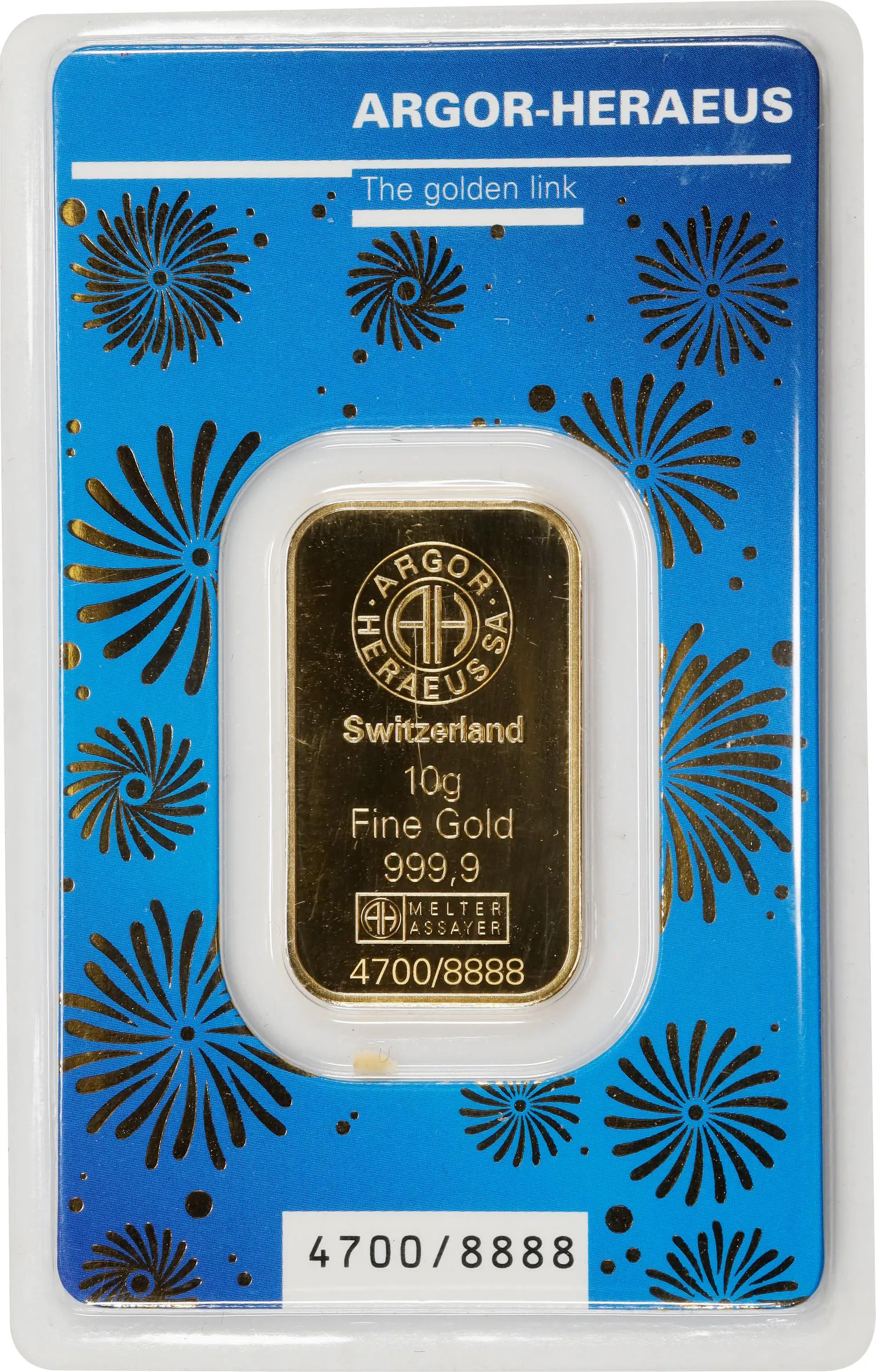 (0.322 oz, 10 g AGW). Argor-Heraeus Lunar Year of the Rabbit 10 gram ...