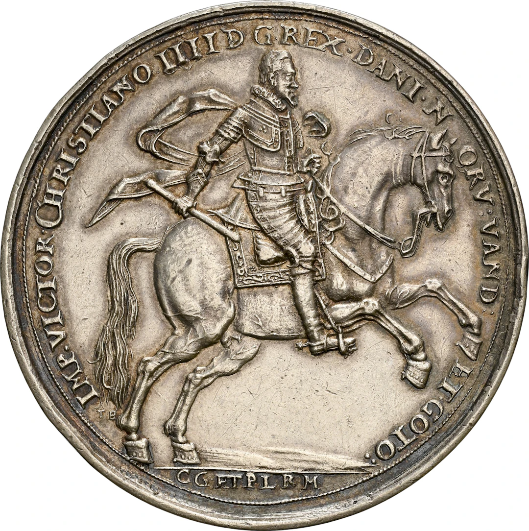 DENMARK. Conquest of Elfsborg (Älvsborg) Silver Medal, 1612. Christian
