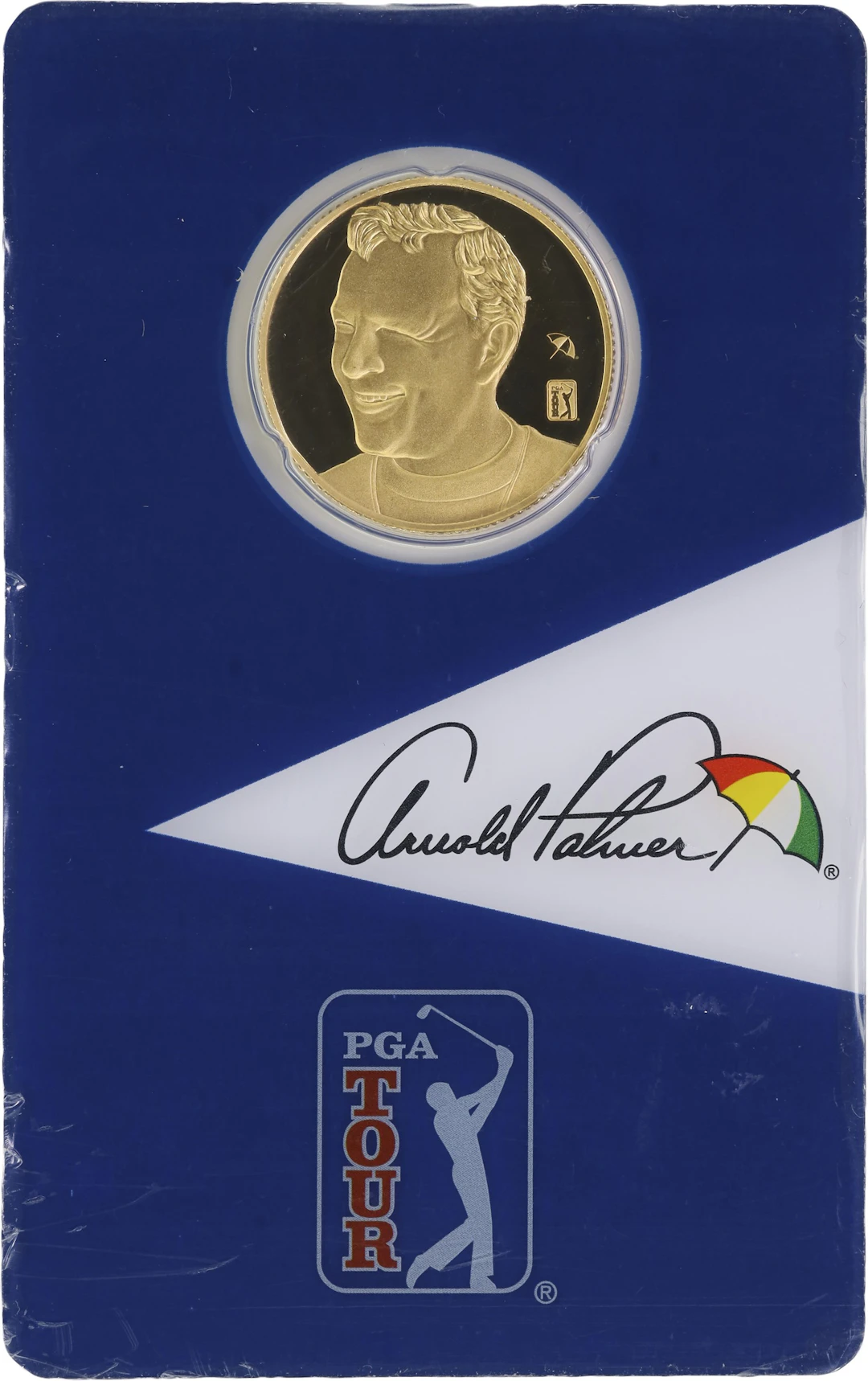 (0.25 oz, 7.776 g AGW). Solomon Islands. 2021 PGA Tour Arnold Palmer