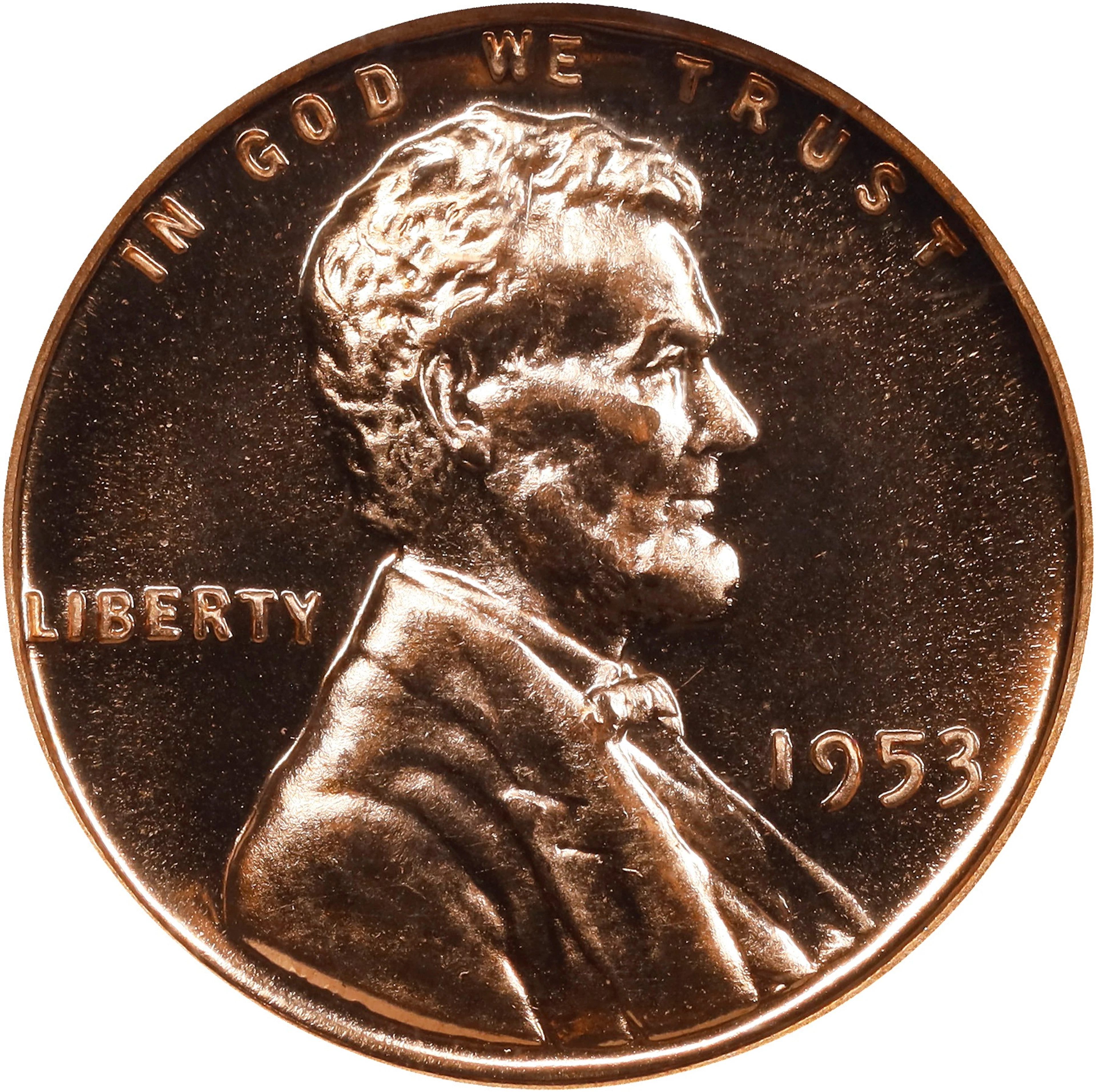 1953 Lincoln Cent. FS-101. Doubled Die Obverse. Proof-67 RD (NGC).
