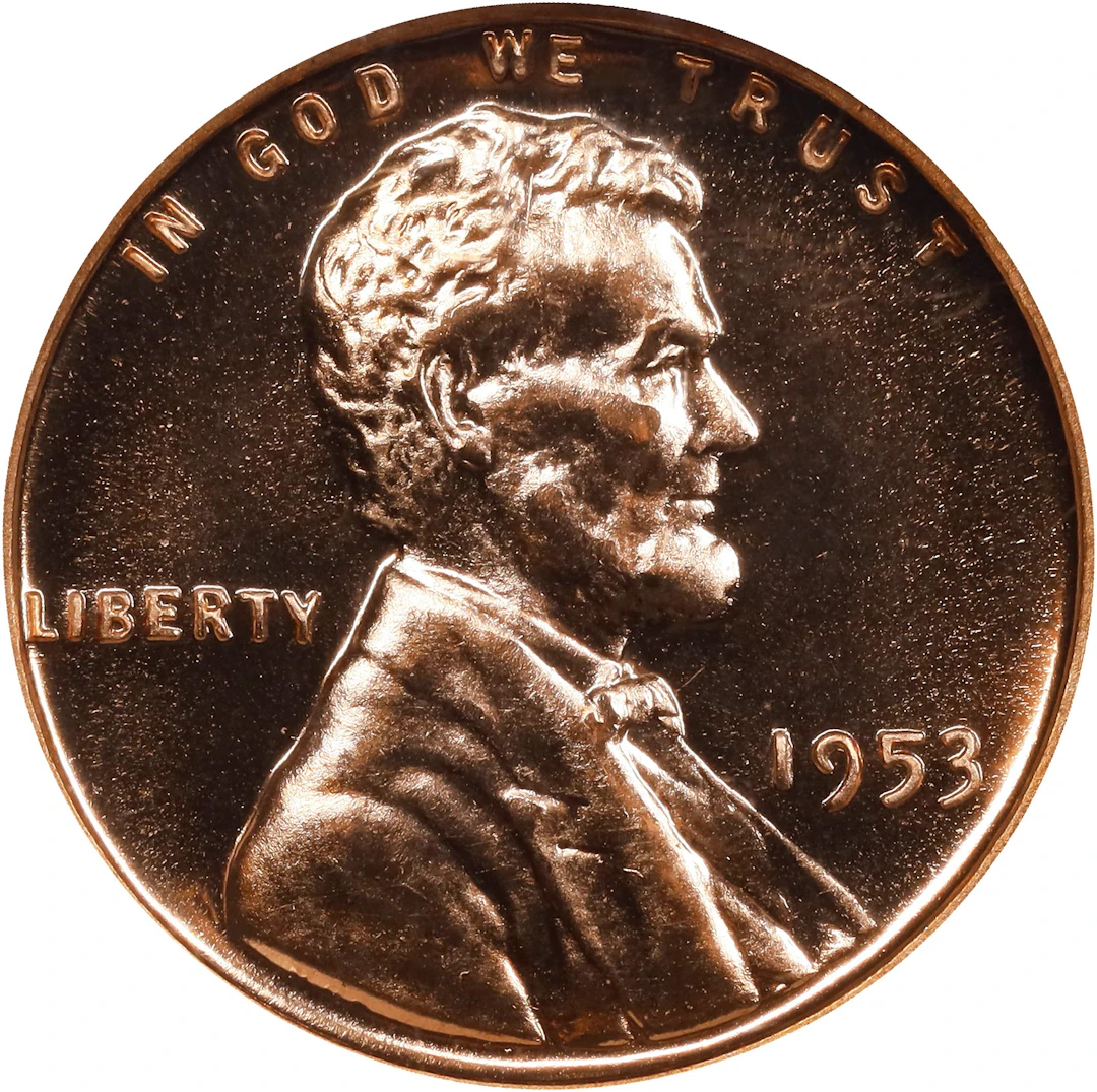 1953 Lincoln Cent. FS-101. Doubled Die Obverse. Proof-67 RD (NGC).