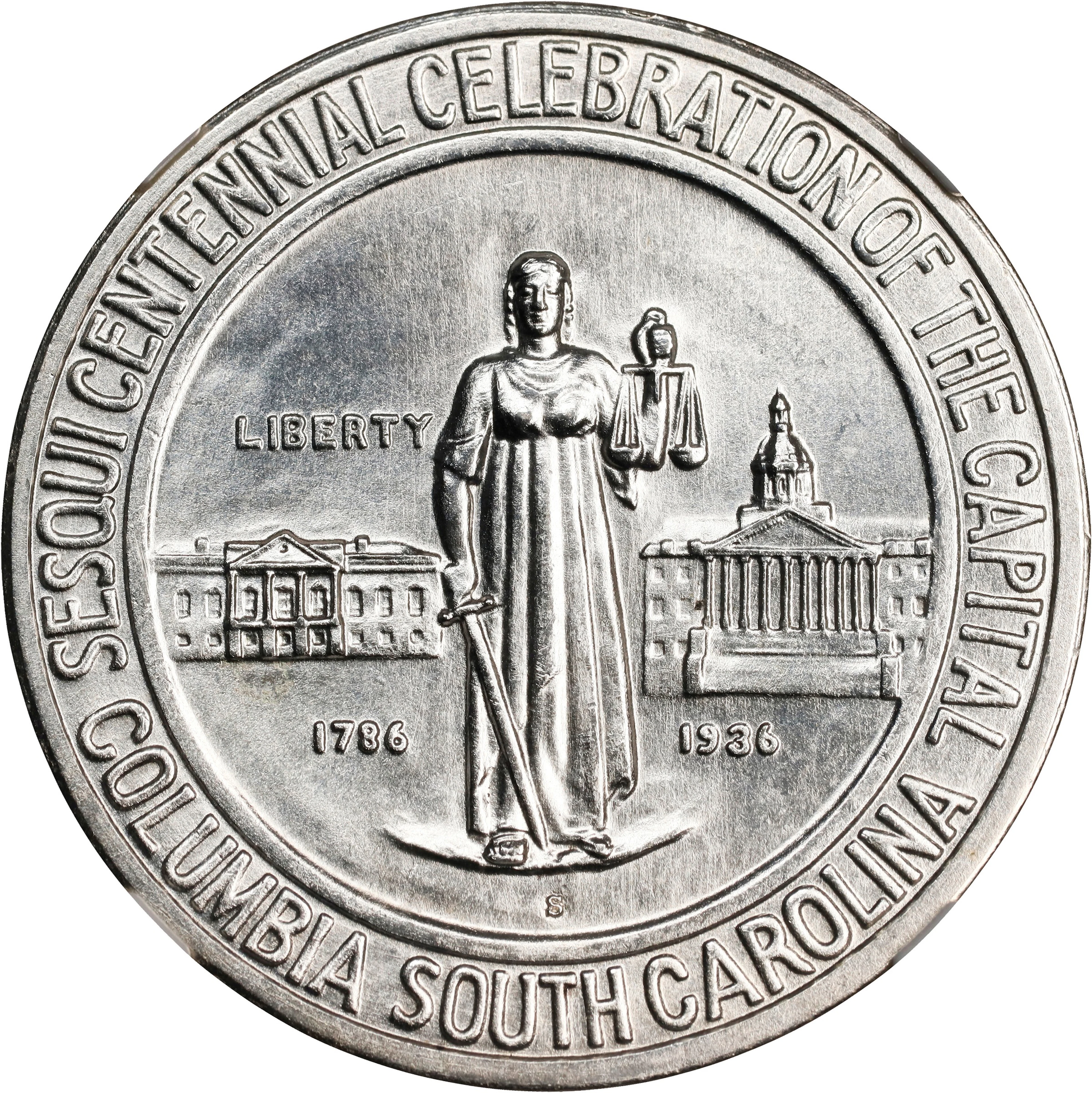 1936-S Columbia, South Carolina Sesquicentennial. MS-65 (NGC).