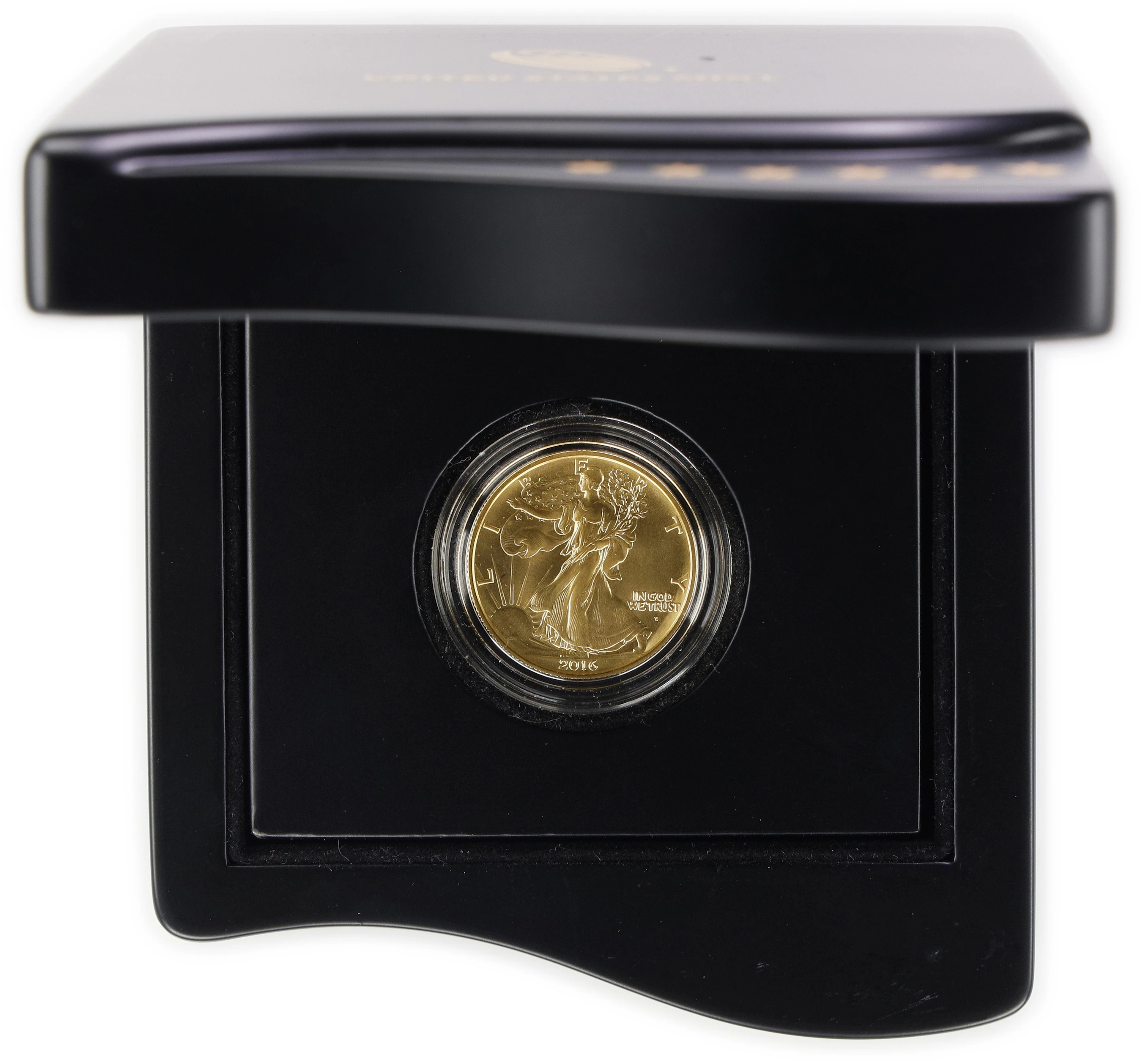 (0.5 oz, 15.552 g AGW). 2016-W Centennial Walking Liberty Gold Half-Dollar.