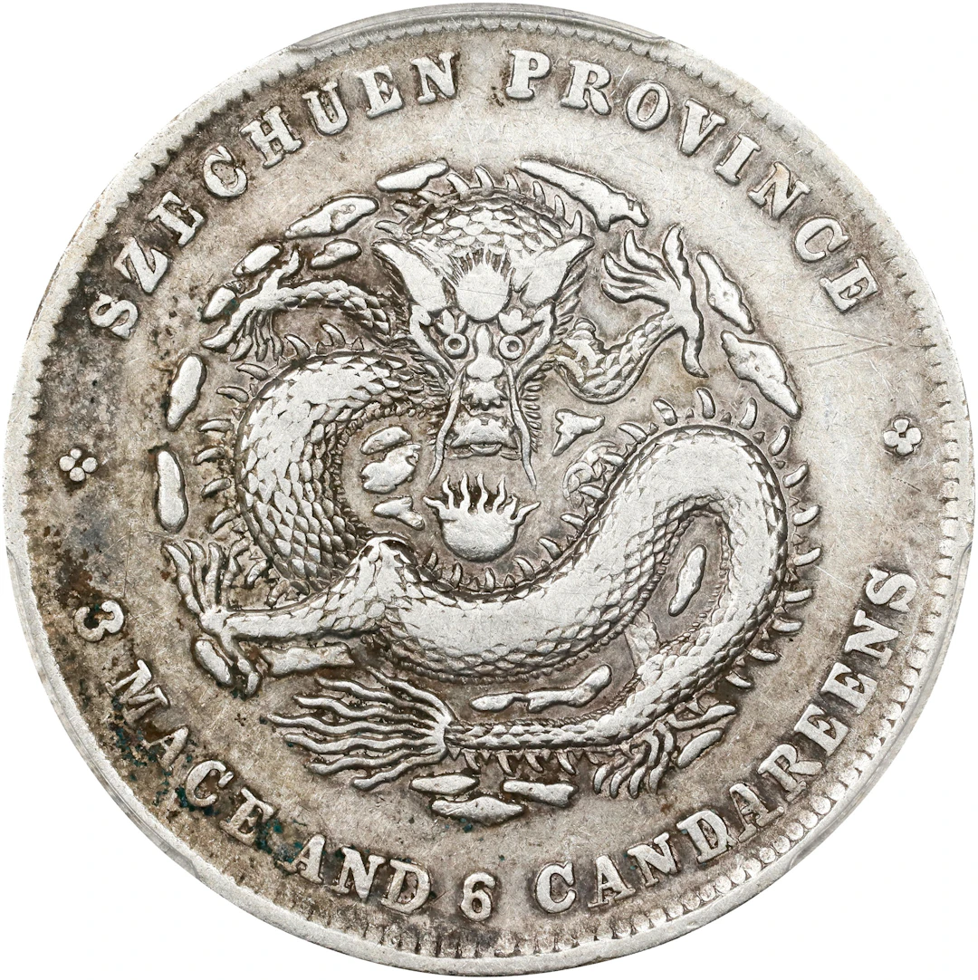 (t) CHINA. Szechuan. 3 Mace 6 Candareens (50 Cents), ND (1901-08).