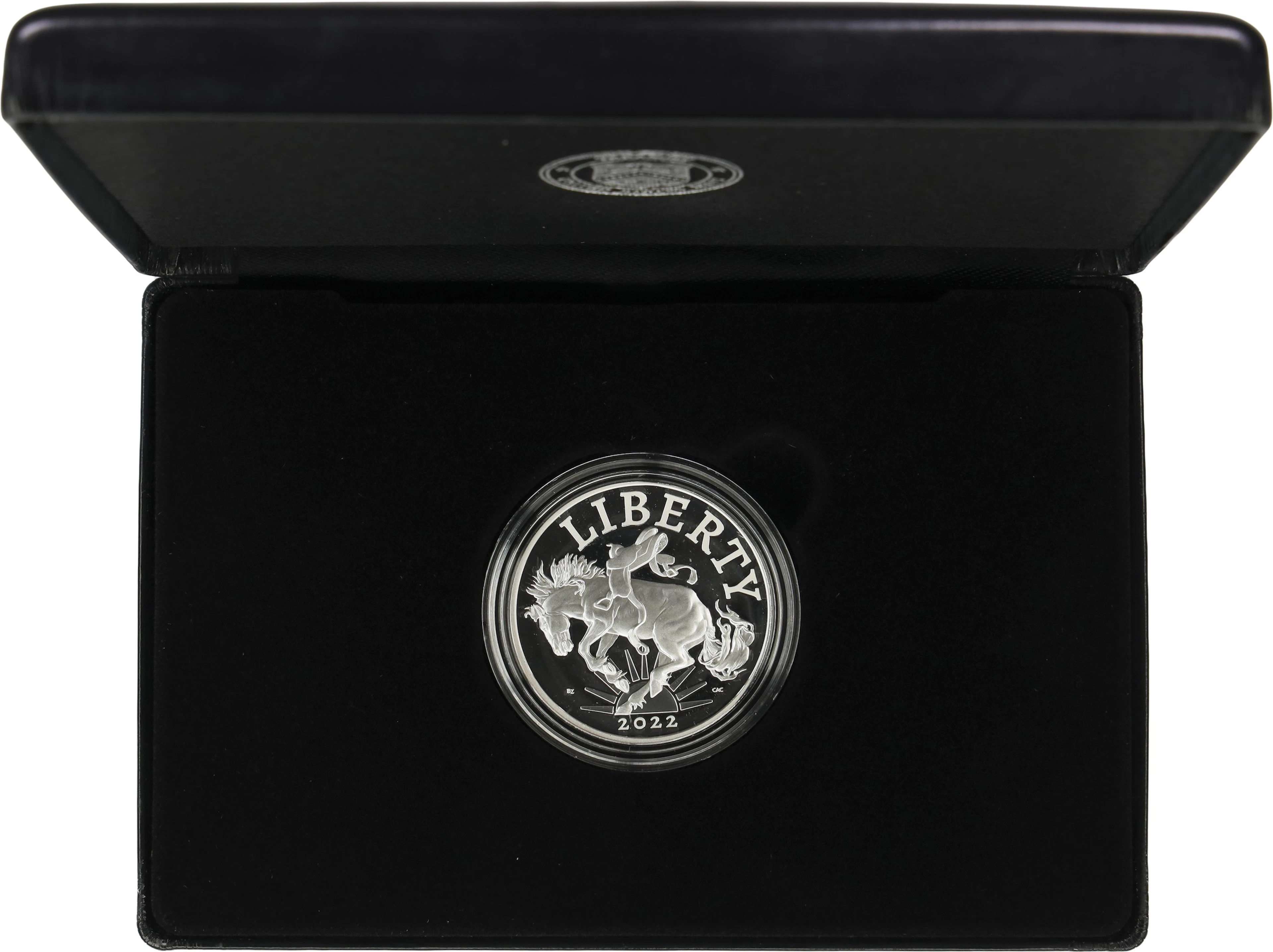 (1 oz, 31.104 g ASW). 2022-P American Liberty Silver Medal. Proof.