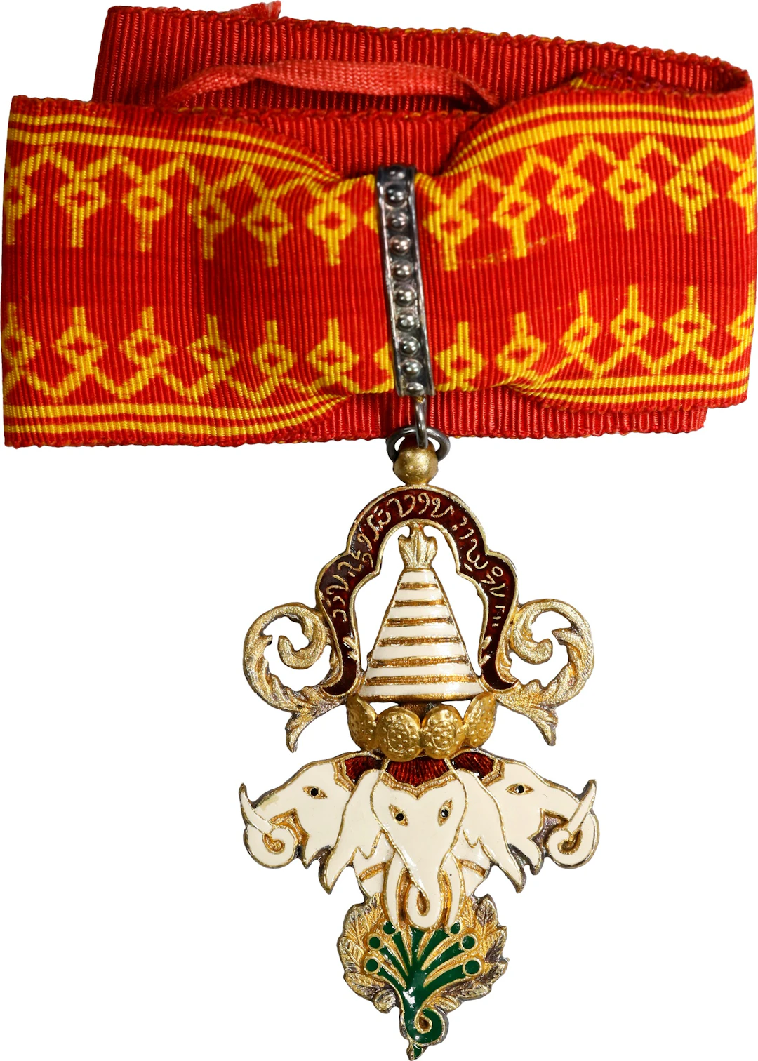 LAOS. Order of the Million Elephants and Parasol Commander's Badge