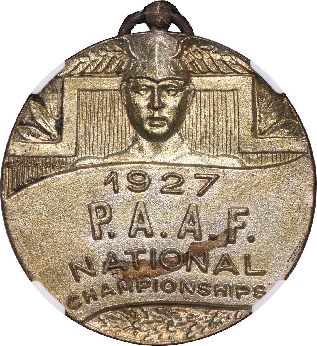 PHILIPPINES. P.A.A.F National Championships Silvered Bronze Medal