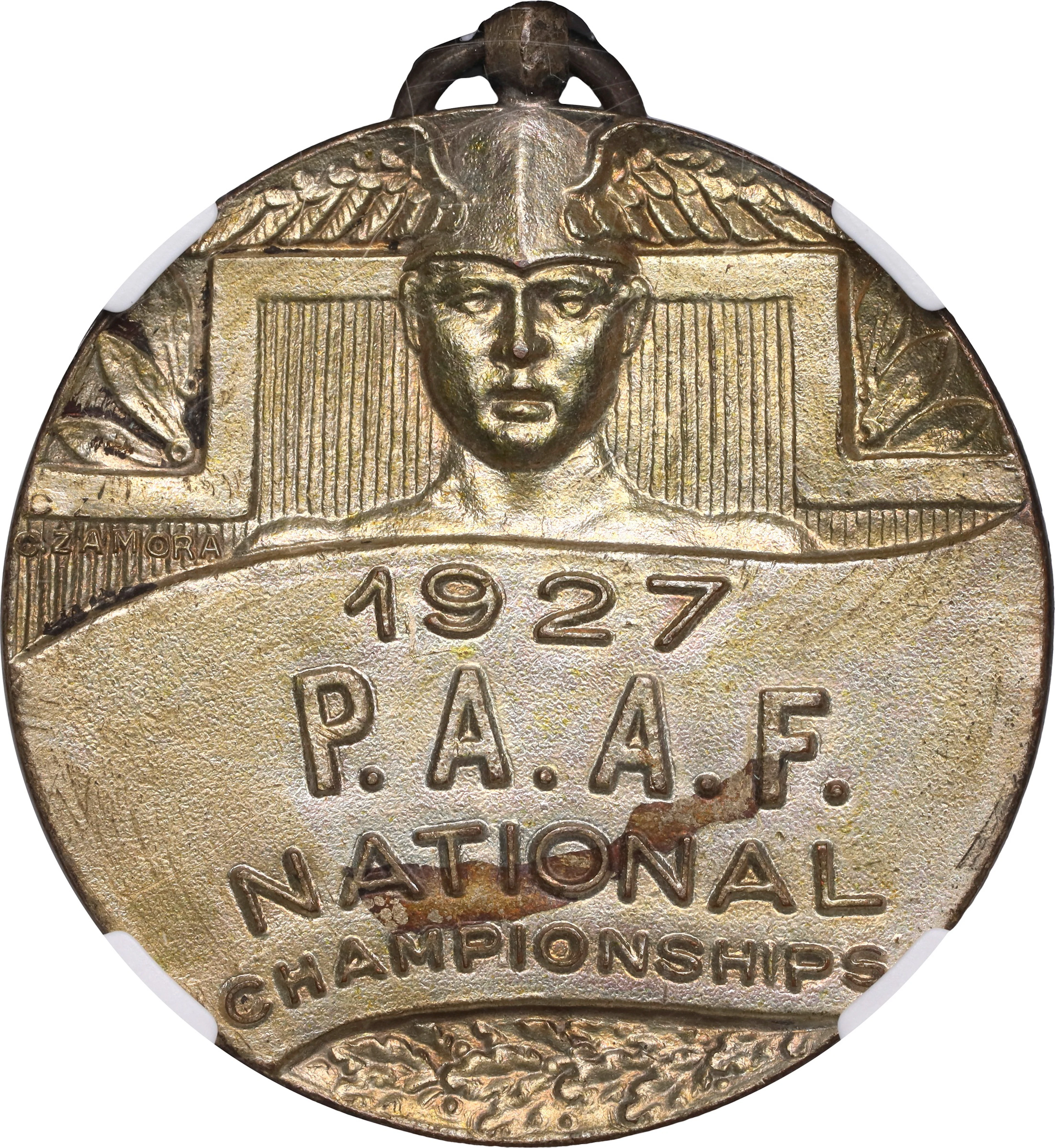 PHILIPPINES. P.A.A.F National Championships Silvered Bronze Medal