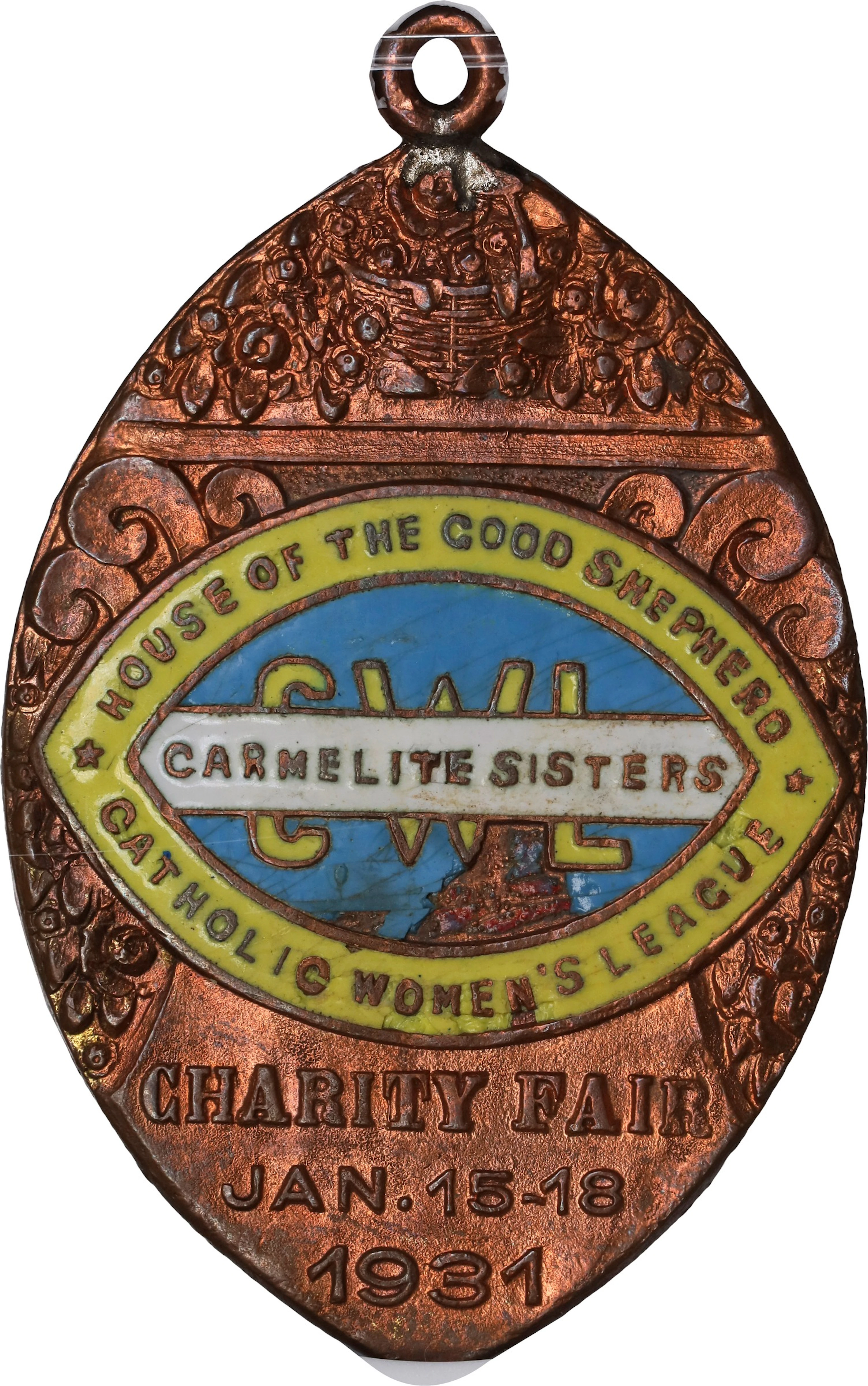 PHILIPPINES. Catholic Women's League Bronze Medal, 1931. NGC MS-63.