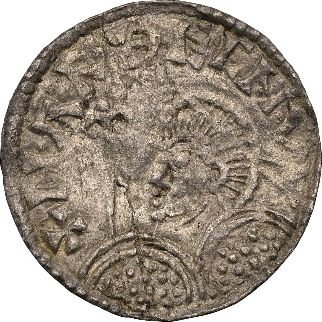 DENMARK. Penny, ND (1035-42). Lund Mint. Harthacnut (Hardeknud). NGC AU-58.
