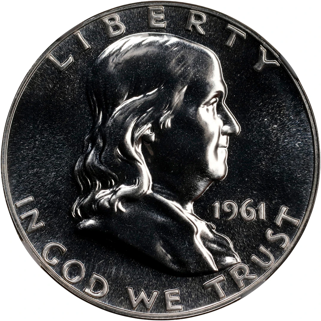1961 Franklin Half Dollar. Proof-69 (NGC).