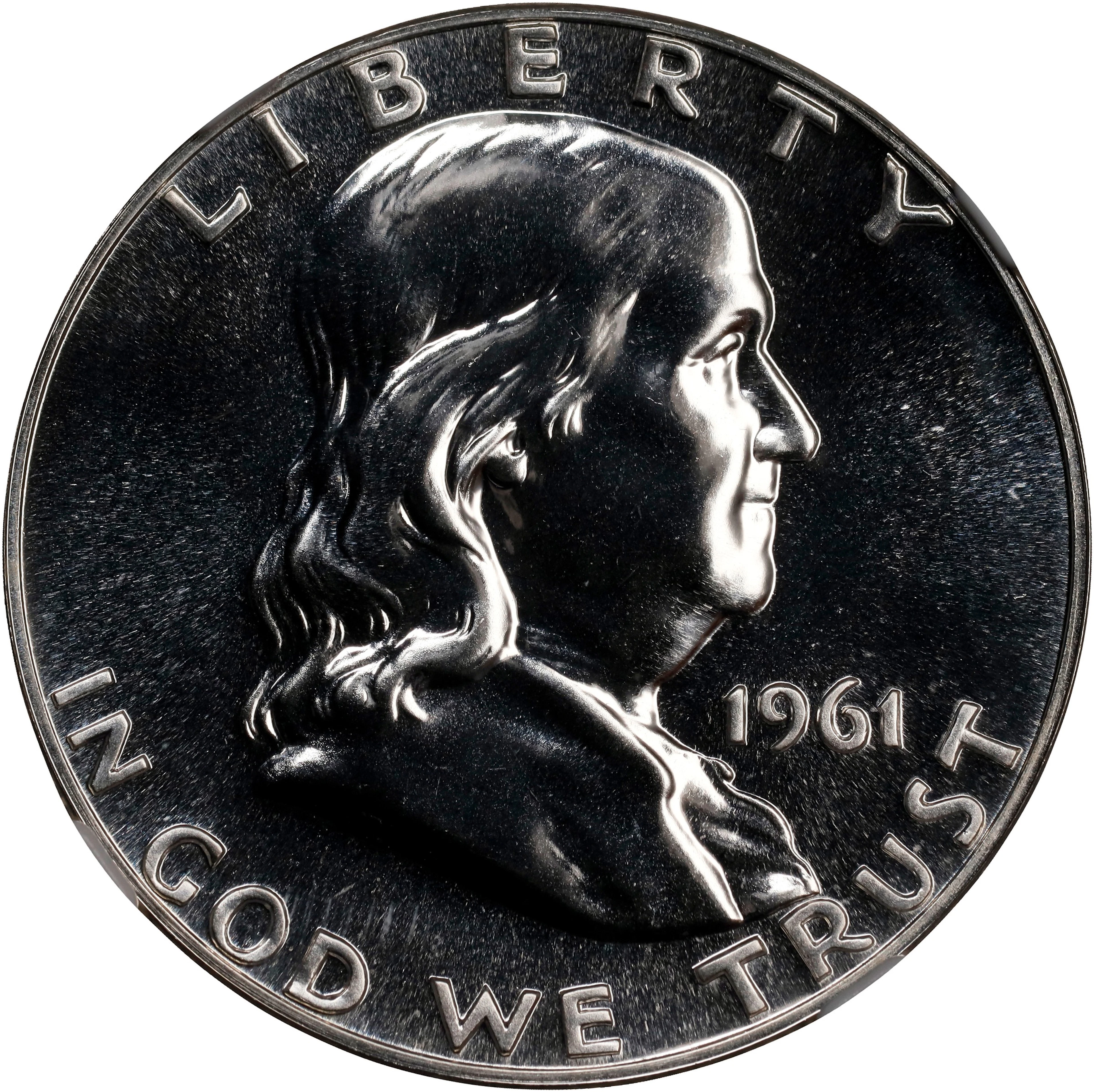 1961 Franklin Half Dollar. Proof-69 (NGC).