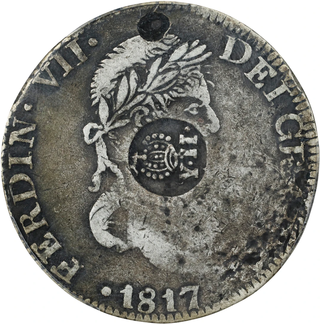 PHILIPPINES. Philippines - Mexico. 8 Reales, ND (1834-37). Manila