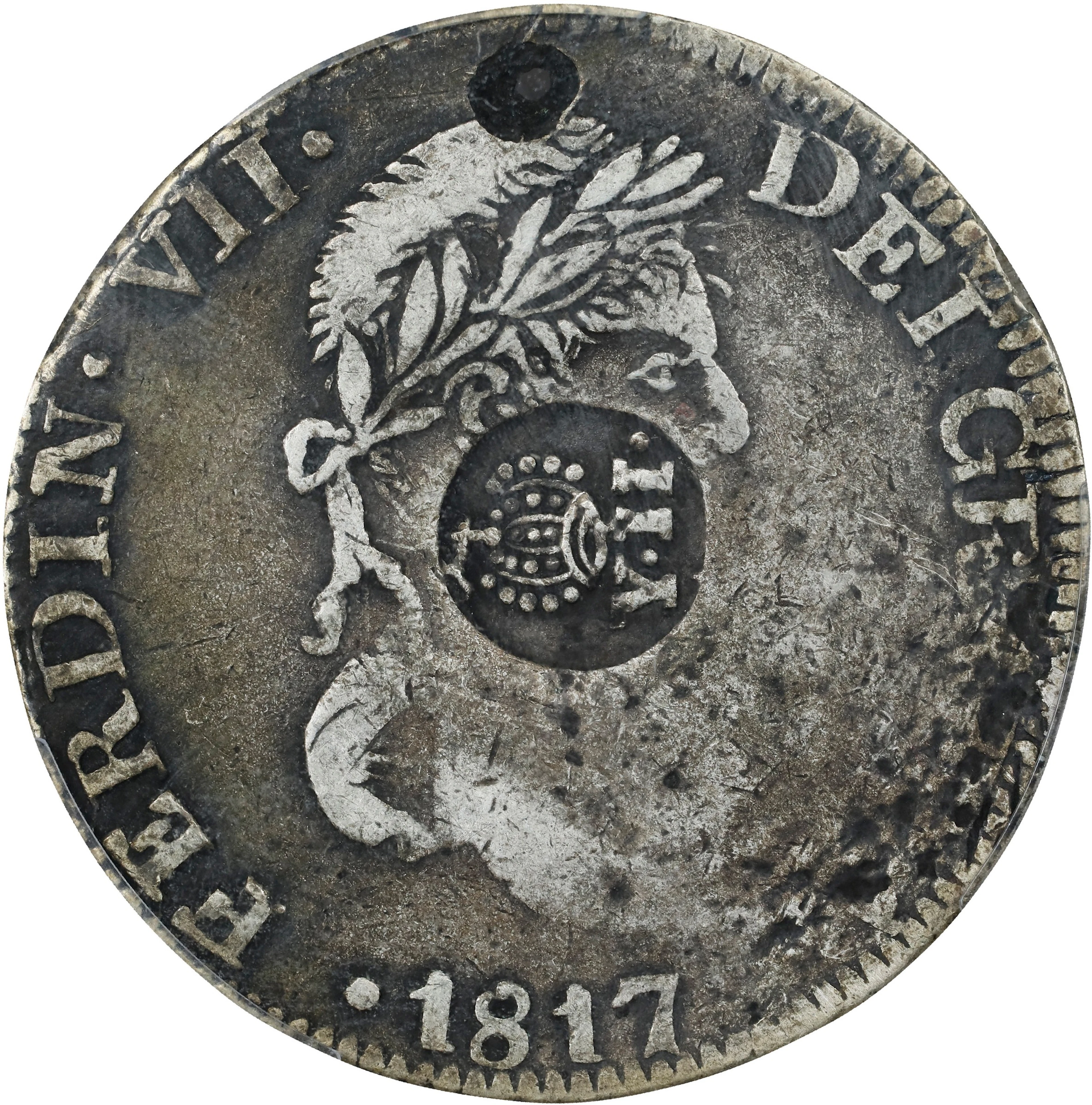 PHILIPPINES. Philippines - Mexico. 8 Reales, ND (1834-37). Manila