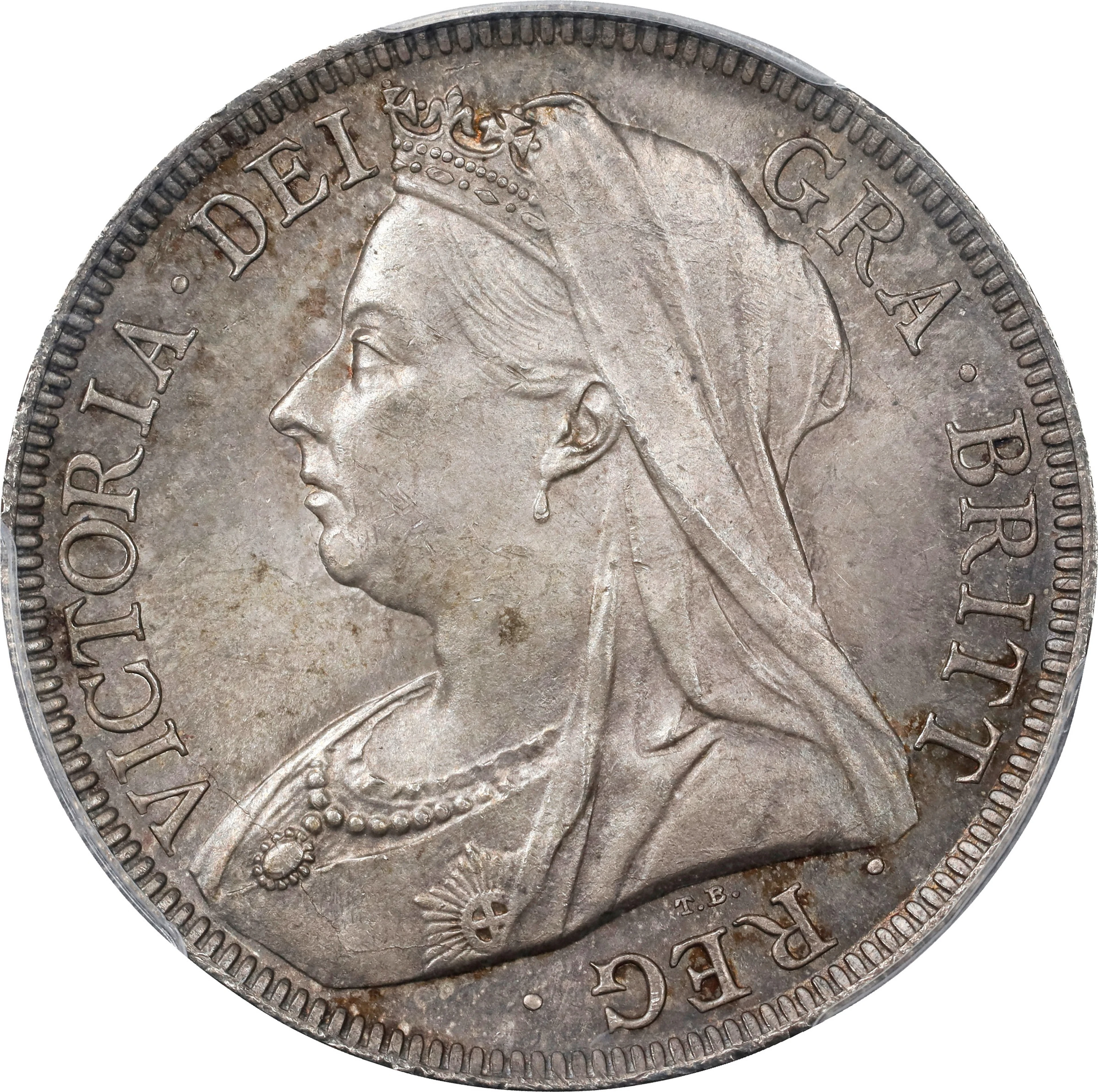 GREAT BRITAIN. 1/2 Crown, 1897. London Mint. Victoria. PCGS MS-64.