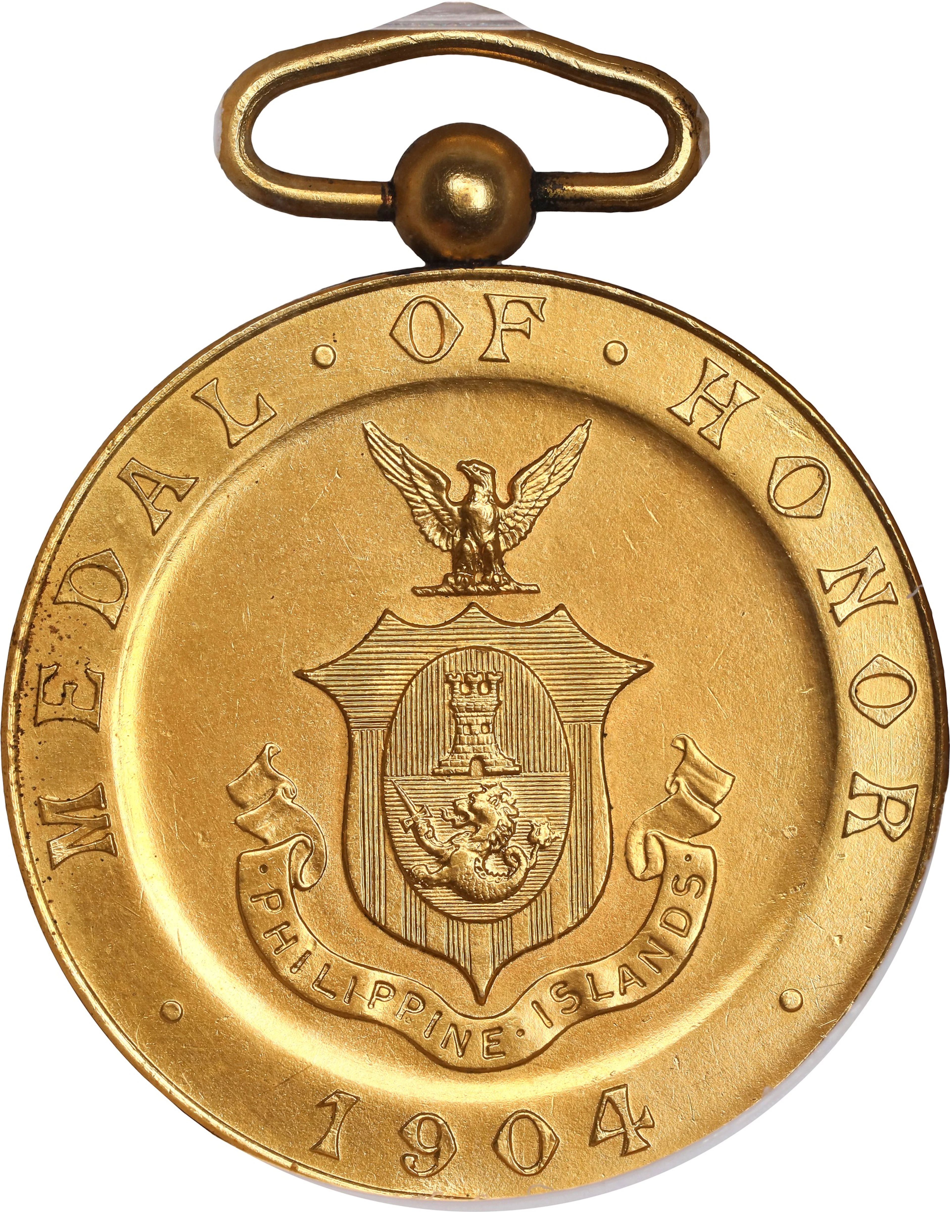 PHILIPPINES. St. Louis World's Fair Medal of Honor Gilt Bronze Medal