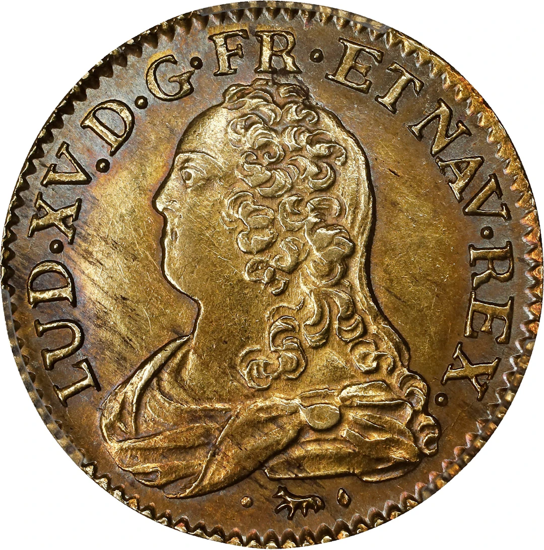FRANCE. Louis d'Or, 1738-A. Paris Mint. Louis XV. PCGS Genuine--Cleaned