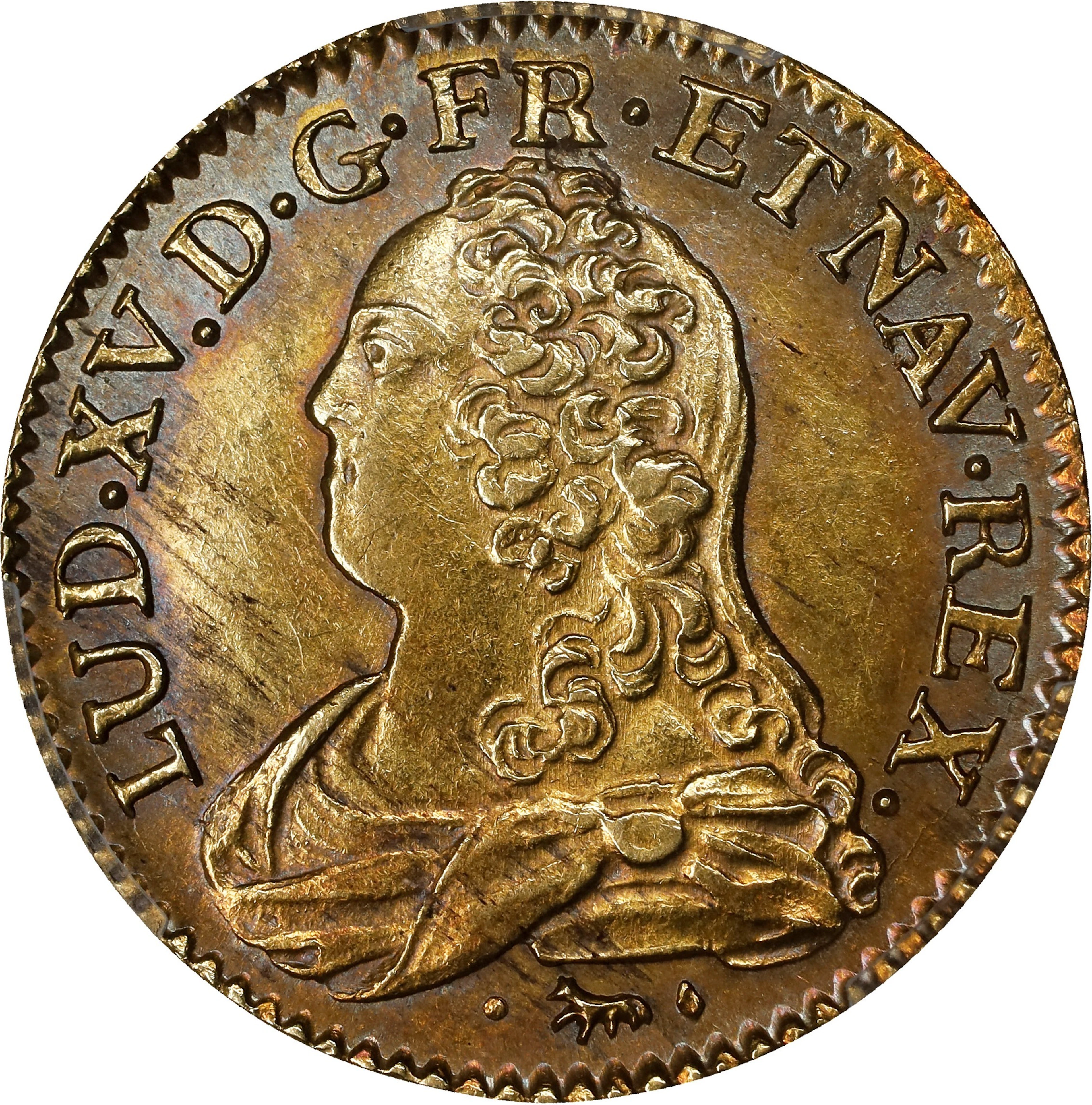 FRANCE. Louis d'Or, 1738-A. Paris Mint. Louis XV. PCGS Genuine--Cleaned