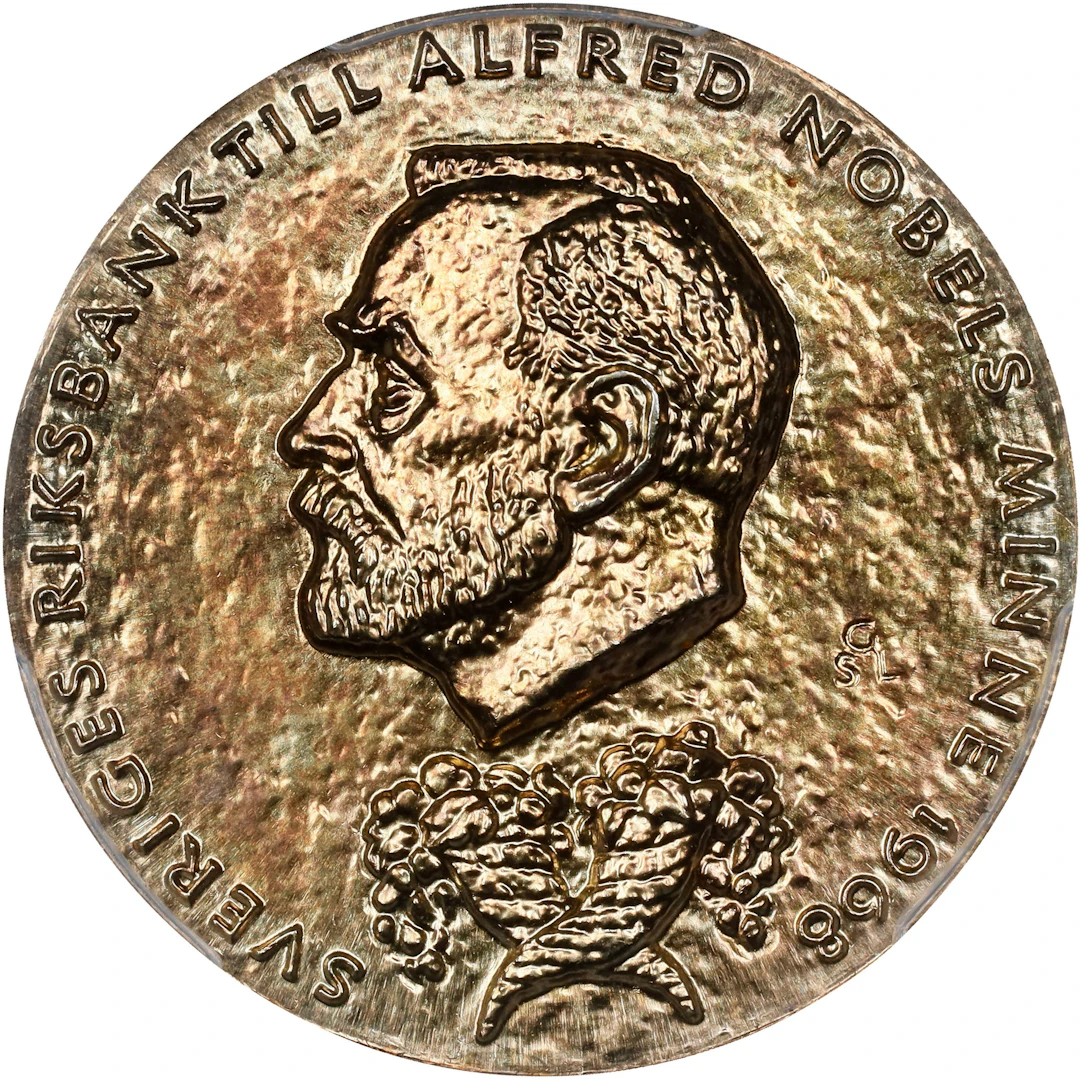 SWEDEN. Nobel Nominating Committee for Economics Gilt-Silver Medal