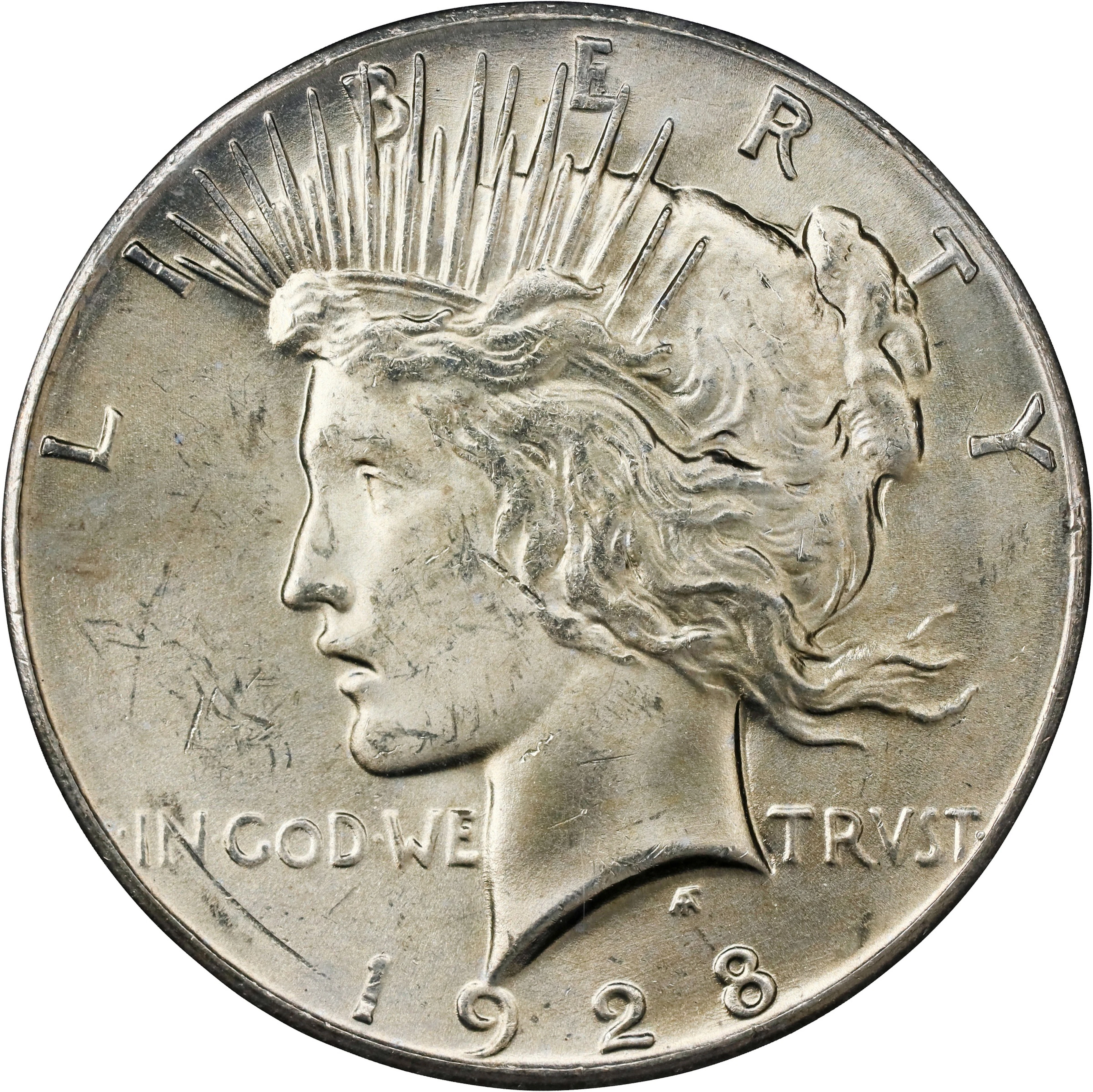 1928 Peace Silver Dollar. MS-63 (PCGS). OGH Generation 3.1.