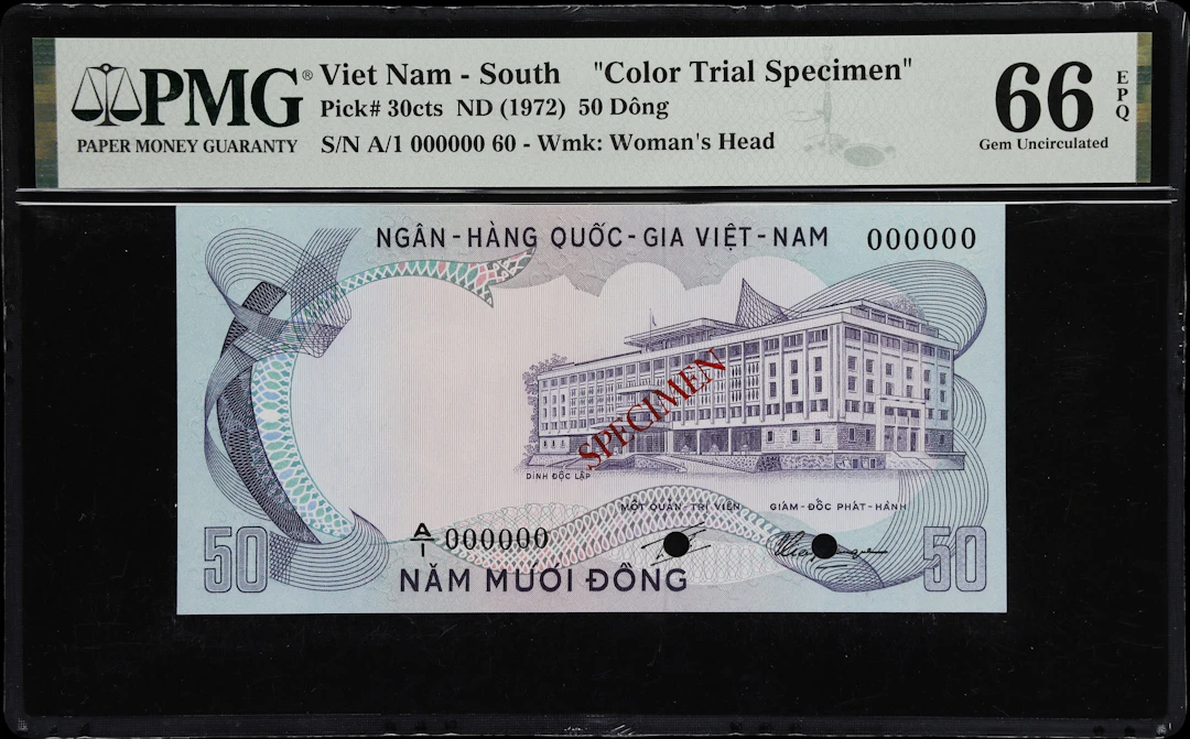 VIETNAM, SOUTH. National Bank of Vietnam. 50 Dong, ND (1972). P-30cts.