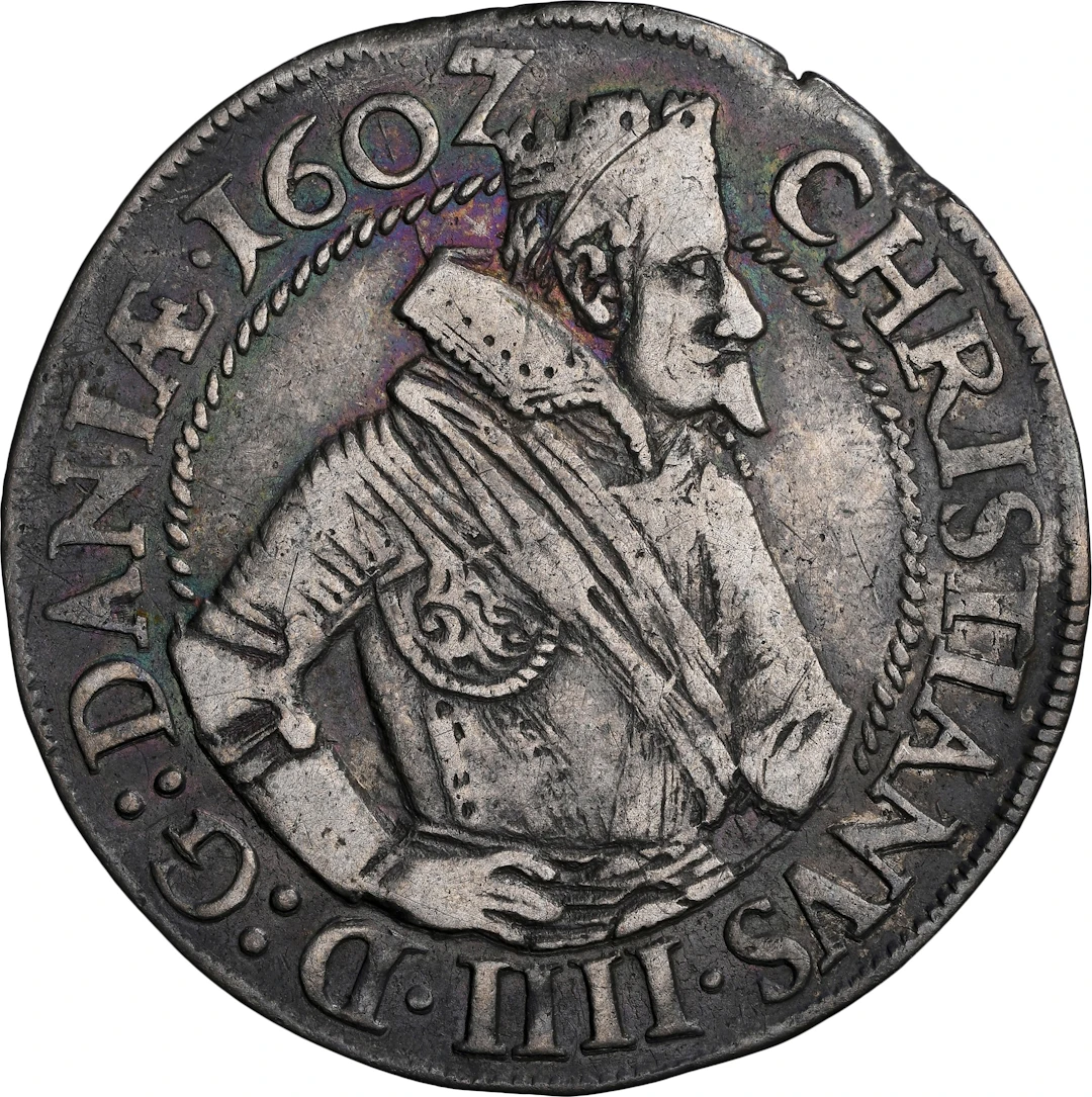 DENMARK. Mark, 1607. Elsinore Mint (Helsingør). Christian IV. NGC