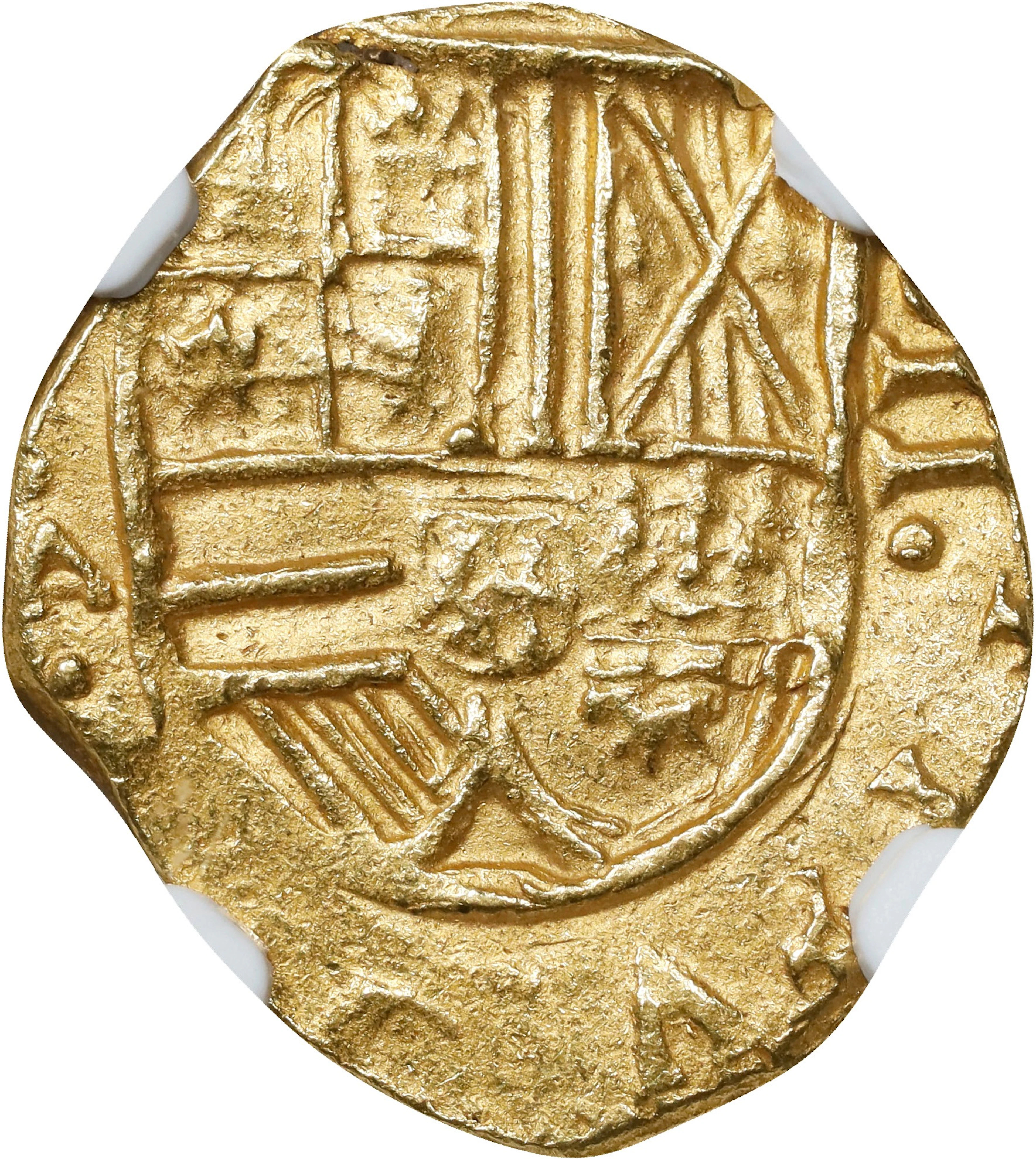 COLOMBIA. Cob 2 Escudos, ND (1628-42)-NR A. Bogota (Santa Fe de Nuevo