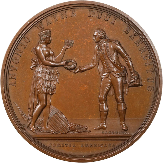 "1779" (post-1887) General Anthony Wayne at Stony Point Medal. U.S.
