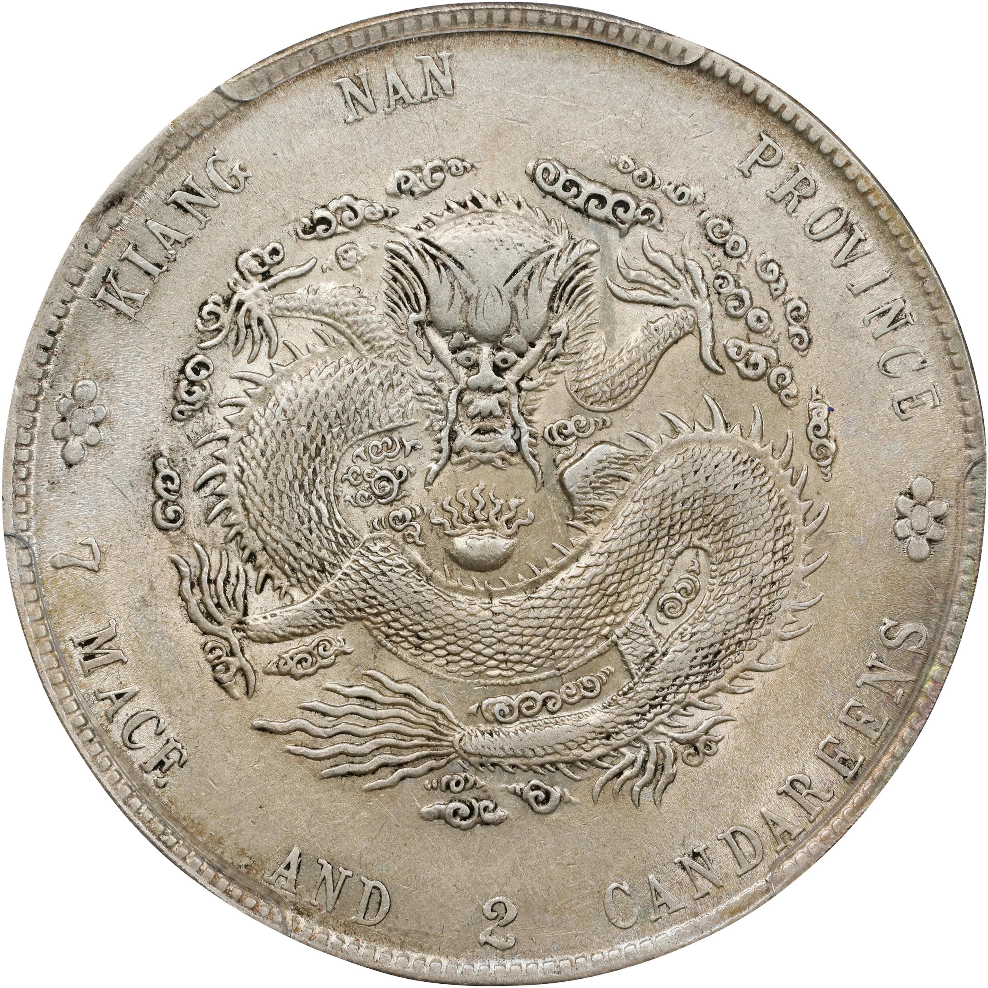 (t) CHINA. Kiangnan. 7 Mace 2 Candareens (Dollar), CD (1902)-HAH.