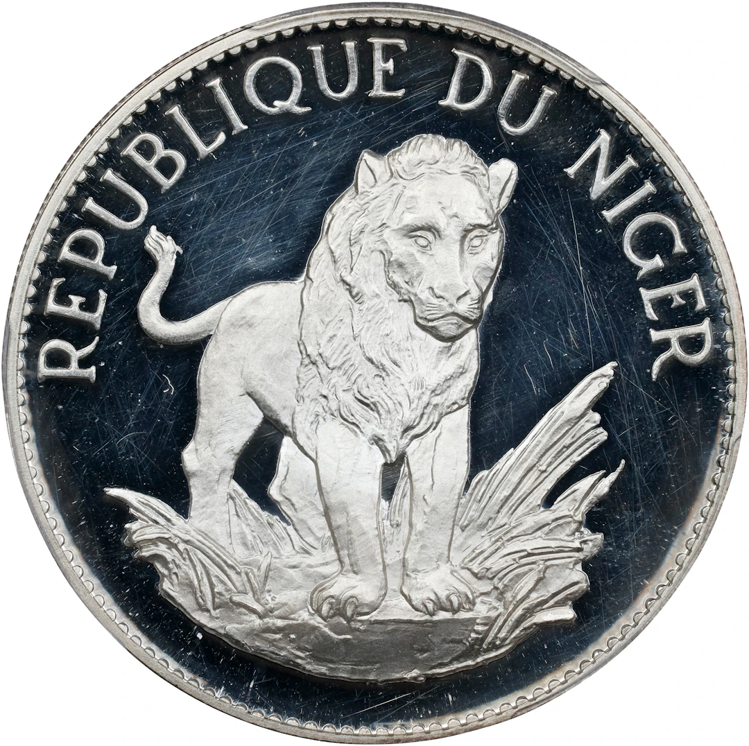 NIGER. 10 Francs, 1968. PCGS PROOF-63 Deep Cameo.