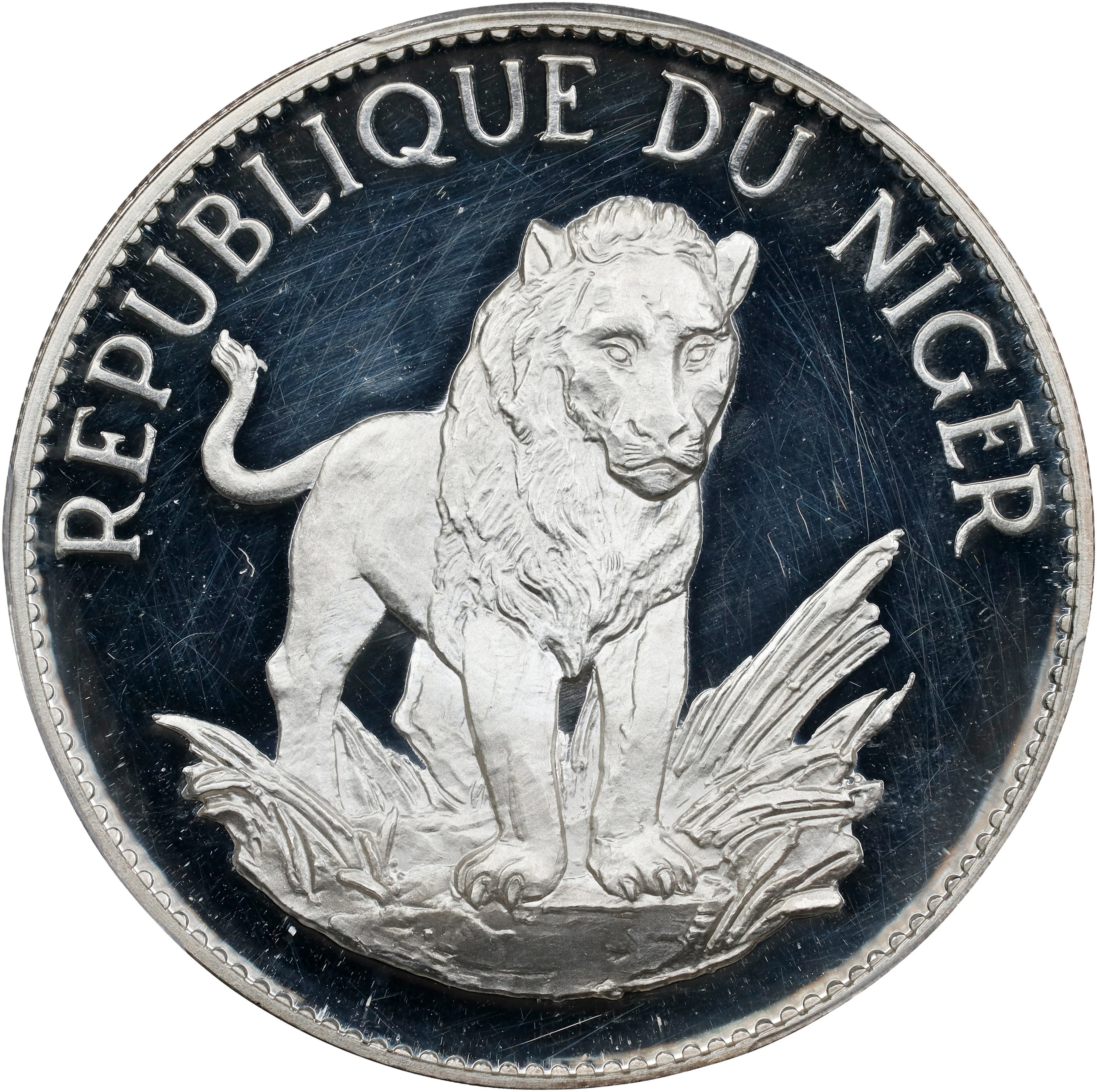 NIGER. 10 Francs, 1968. PCGS PROOF-63 Deep Cameo.