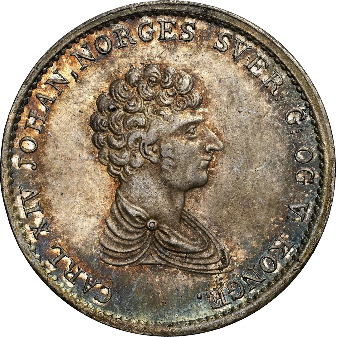 NORWAY. 1/2 Speciedaler, 1835 (Star). Kongsberg Mint. Carl XIV Johan.