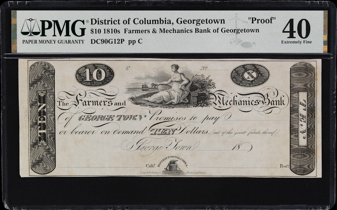 Georgetown, District of Columbia. Farmers & Merchants Bank of Georgetown.