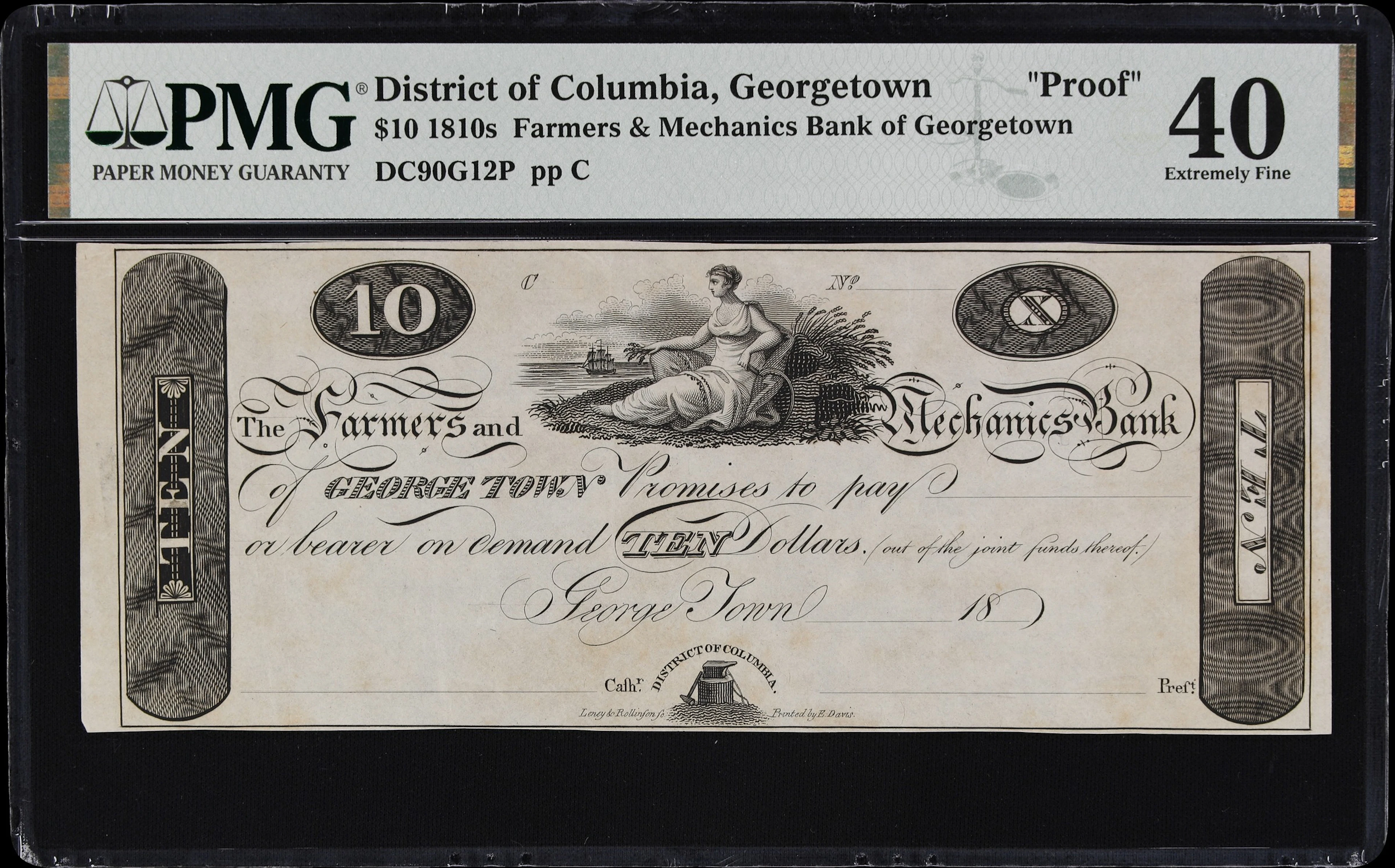 Georgetown, District of Columbia. Farmers & Merchants Bank of Georgetown.