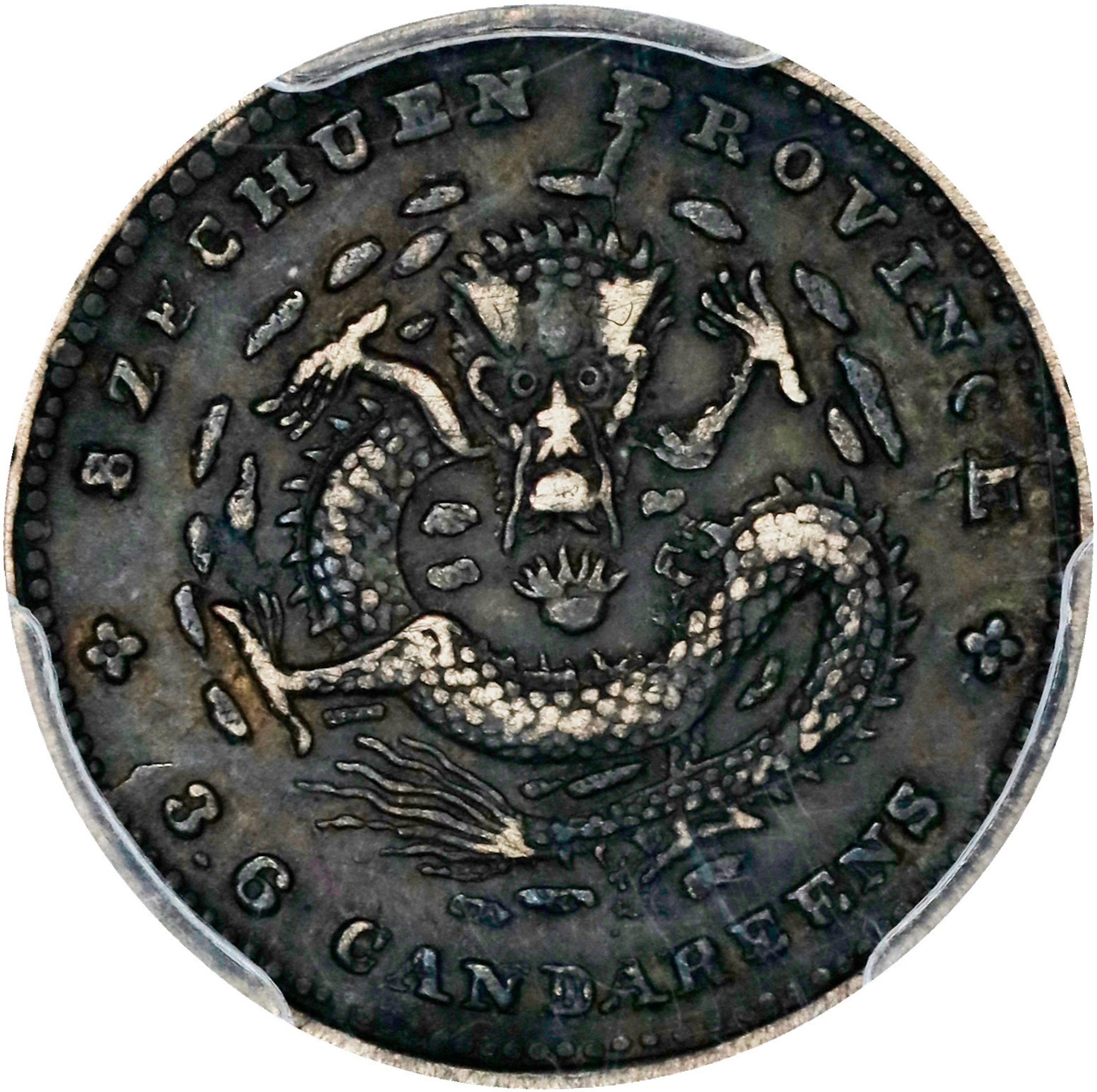 (t) CHINA. Szechuan. 3.6 Candareens (5 Cents), ND (1898-08). Chengdu
