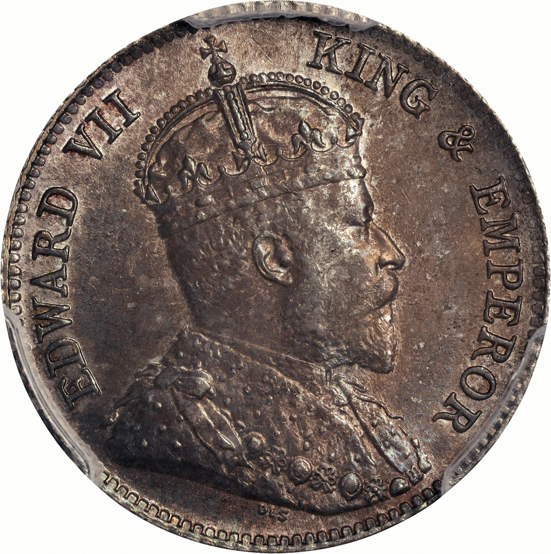 (t) HONG KONG (SAR). 10 Cents, 1905. London Mint. Edward VII. PCGS MS-62.