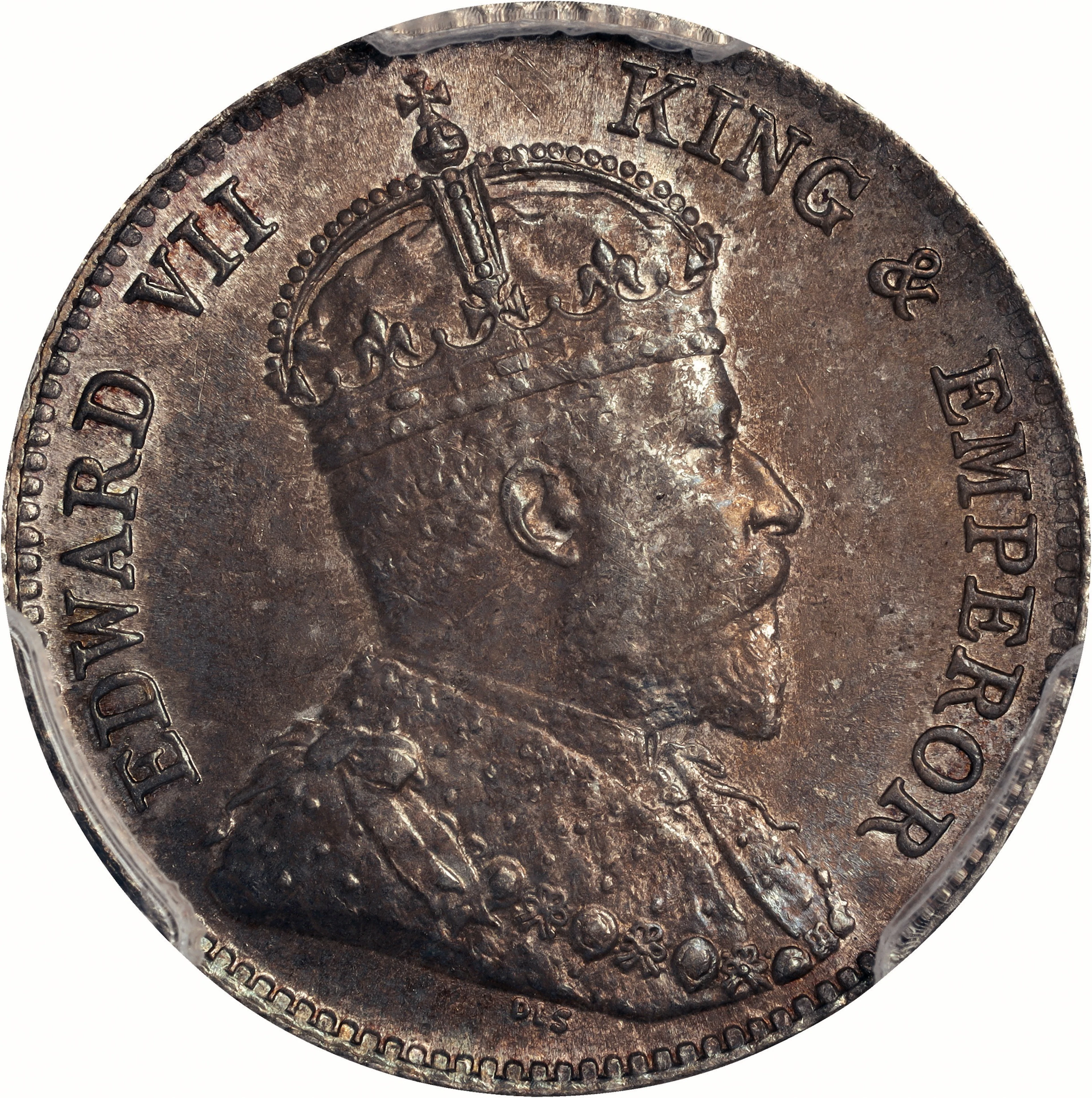 (t) HONG KONG (SAR). 10 Cents, 1905. London Mint. Edward VII. PCGS MS-62.