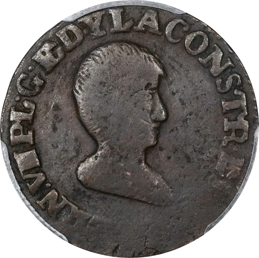 PHILIPPINES. Quarto, ND (1822-24)-F. Manila Mint. Ferdinand VII. PCGS FINE-12.