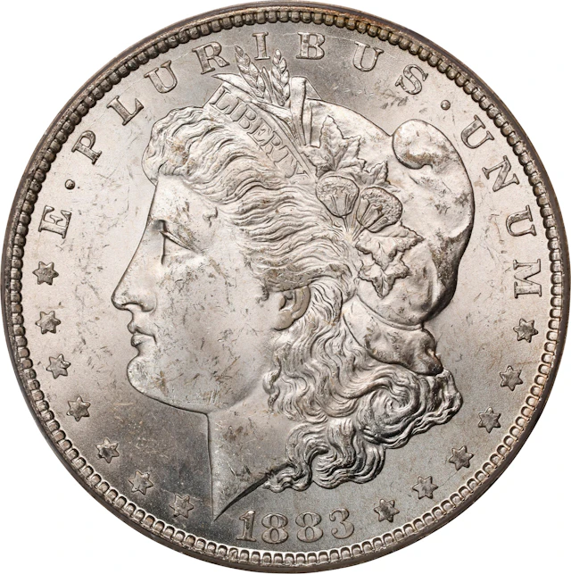1883-CC Morgan Silver Dollar. MS-63 (PCGS). OGH Generation 2.1.