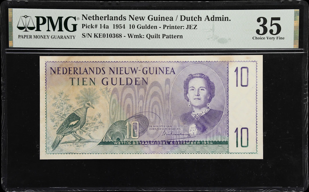 NETHERLANDS NEW GUINEA. Ministerie van Overzeesche Rijksdelen. 10