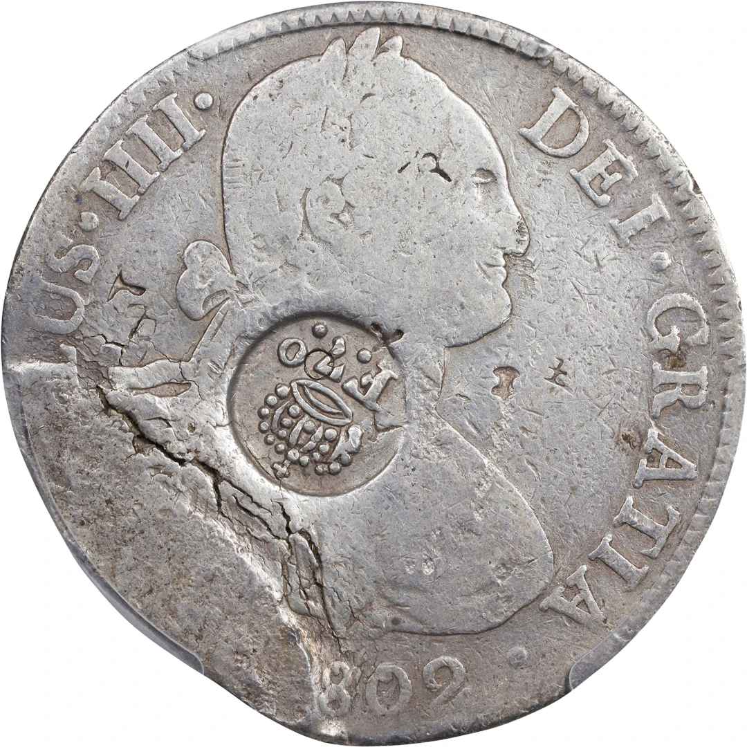 PHILIPPINES. Philippines - Mexico. 8 Reales, ND (1832-34). Manila