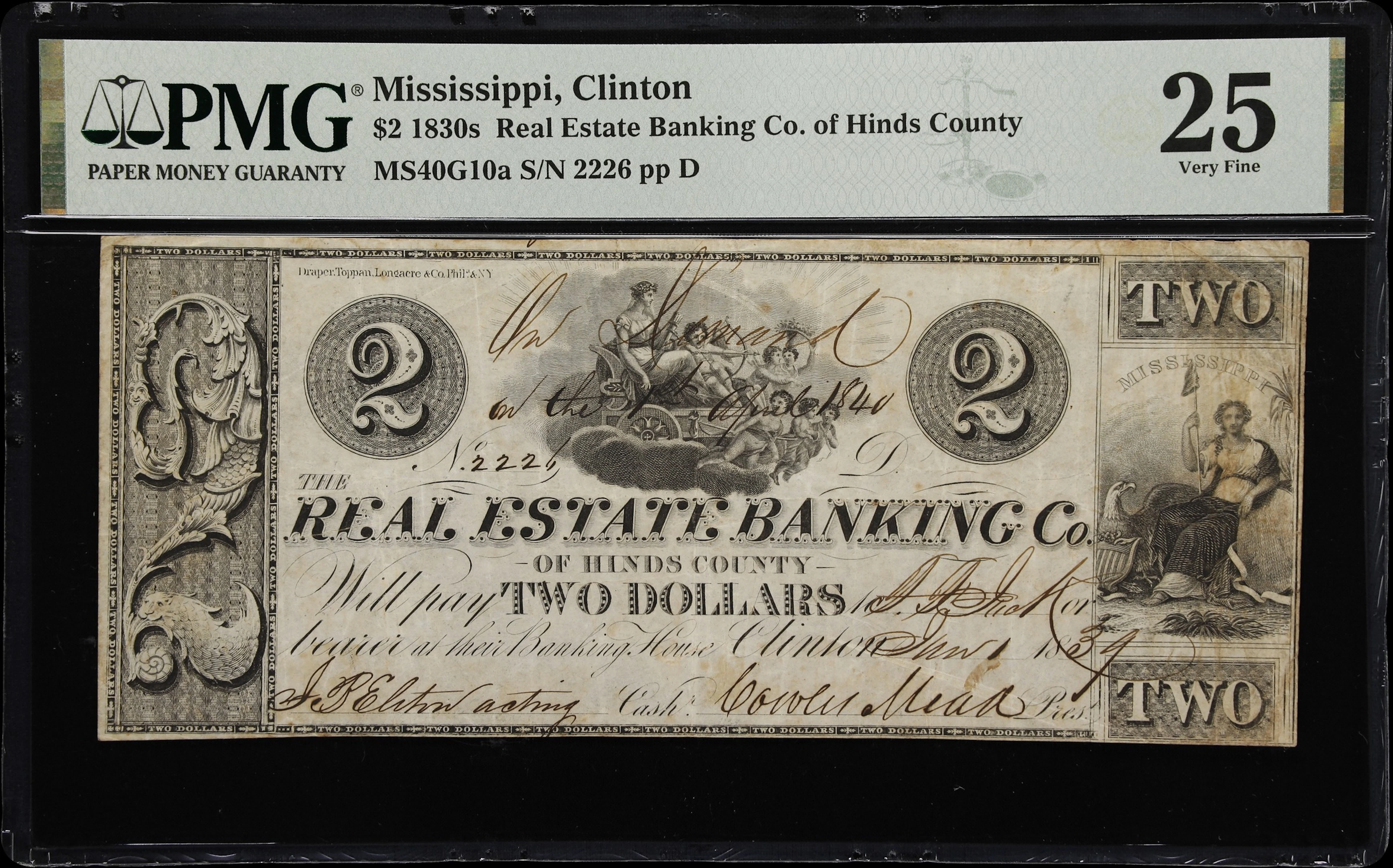 Clinton, Mississippi. Real Estate Banking Company of Hinds County.