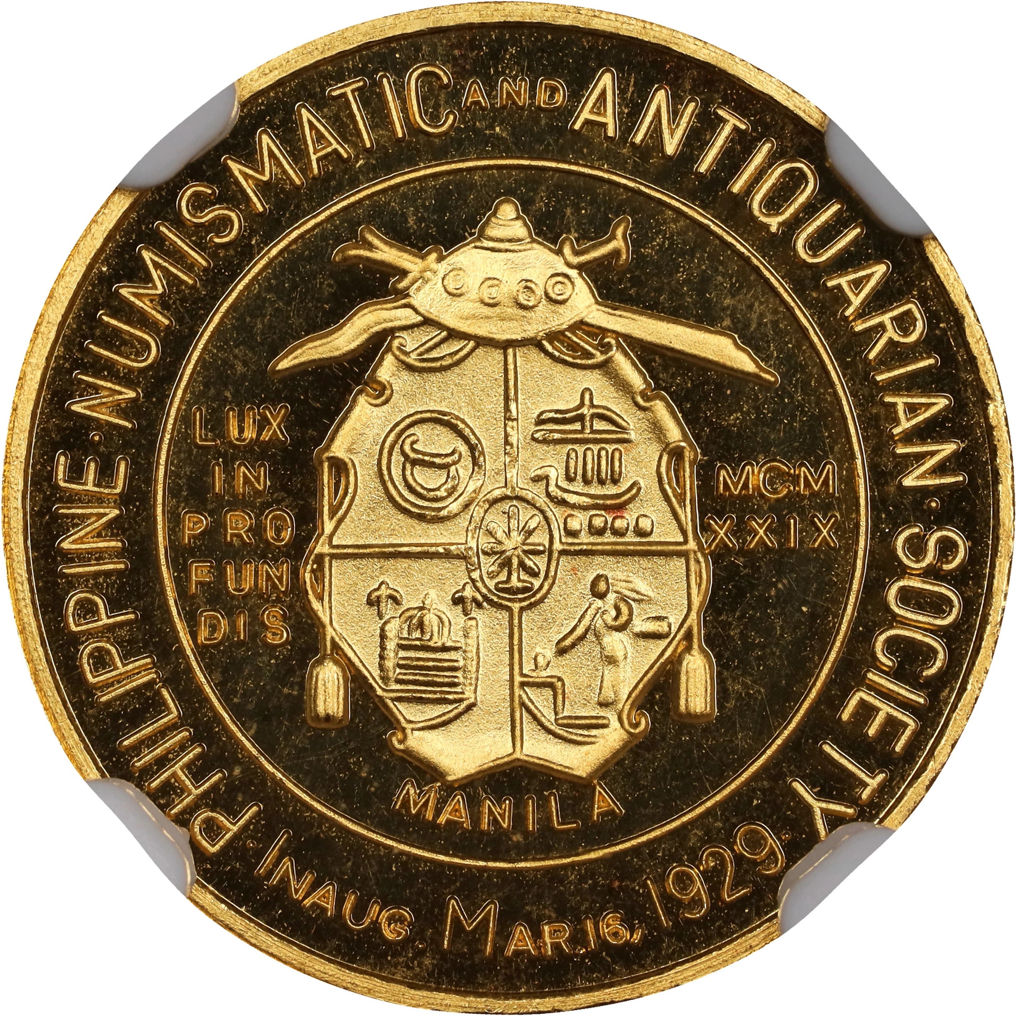 PHILIPPINES. Philippine Numismatic and Antiquarian Society (PNAS)