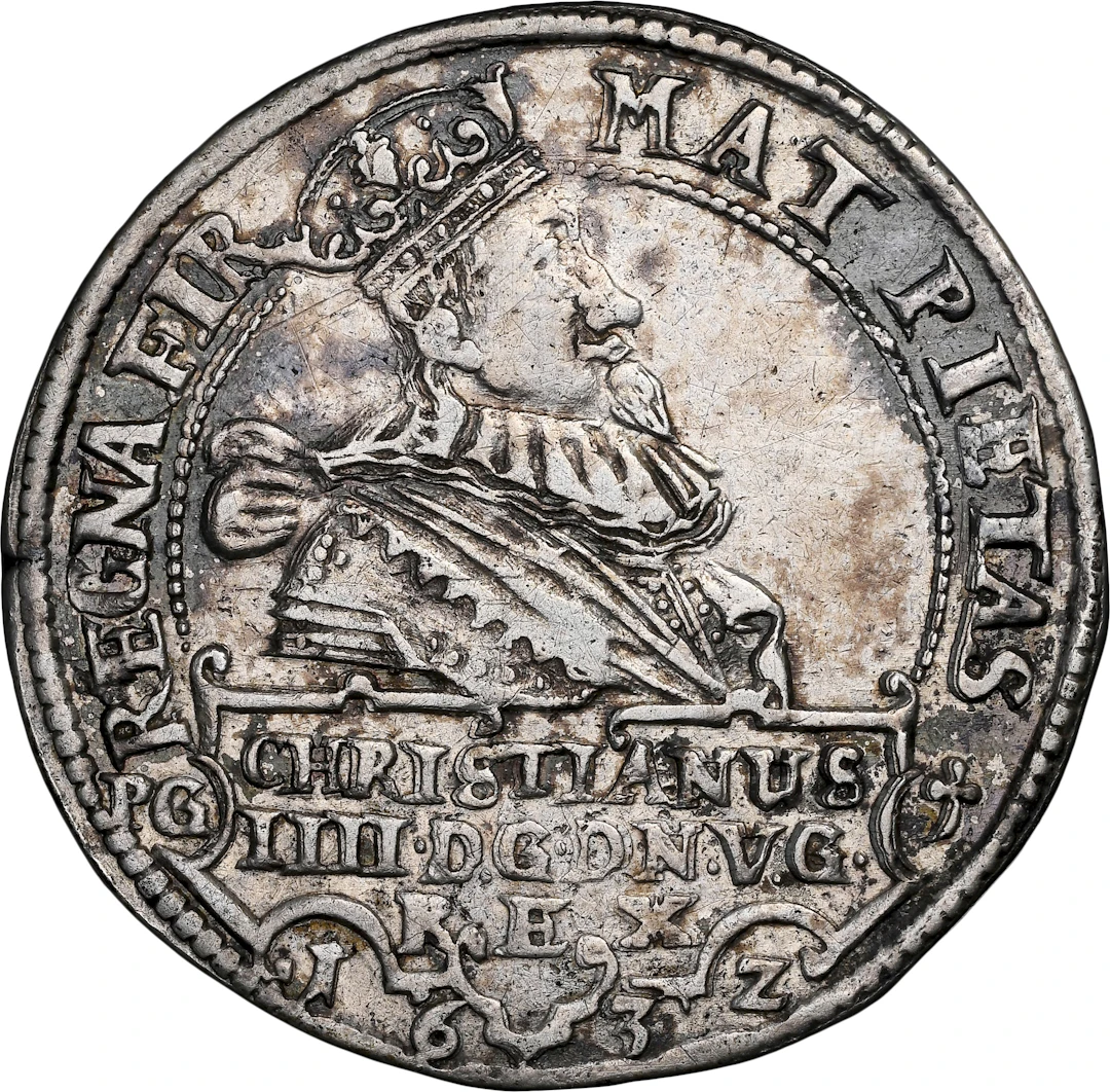 DENMARK. 1/2 Speciedaler, 1632. Copenhagen Mint. Christian IV. NGC