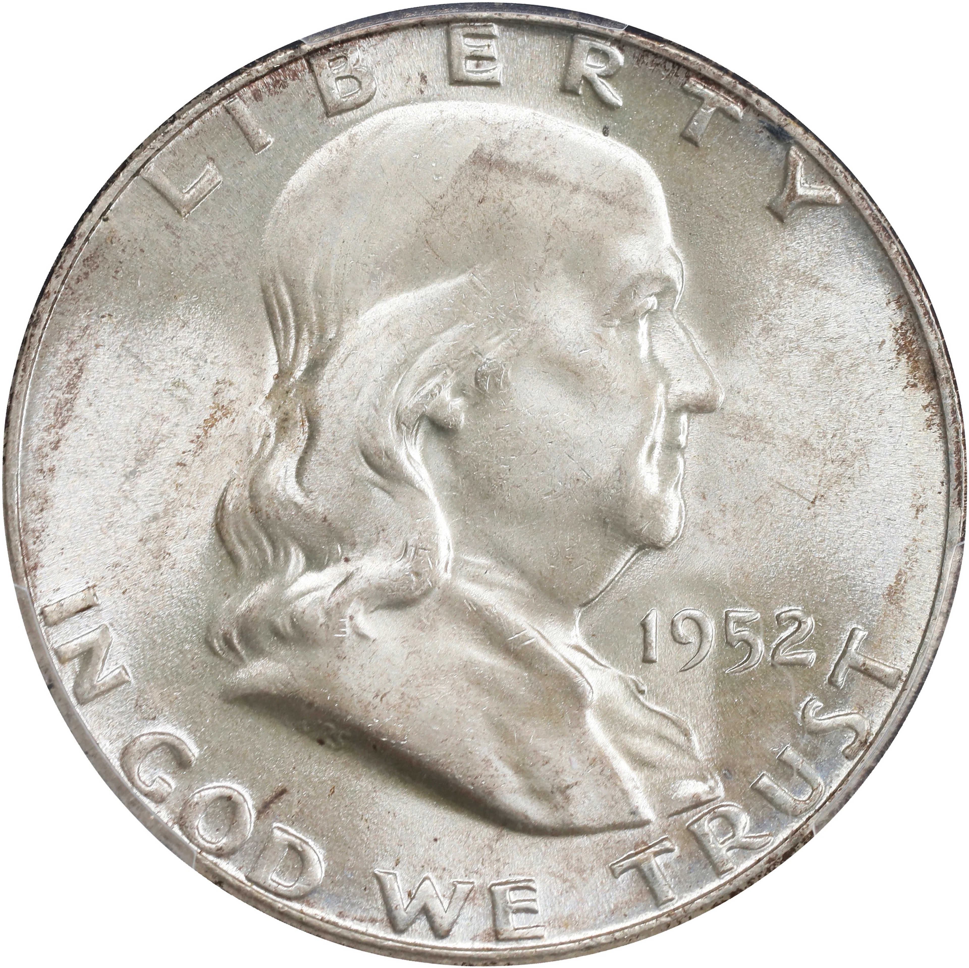 1952 Franklin Half Dollar. MS-66 FBL (PCGS).