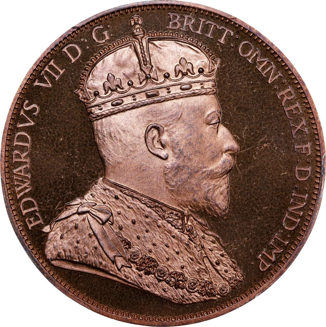 HONG KONG (SAR). Fantasy Copper Dollar, "1901" (ca. 2000). Edward