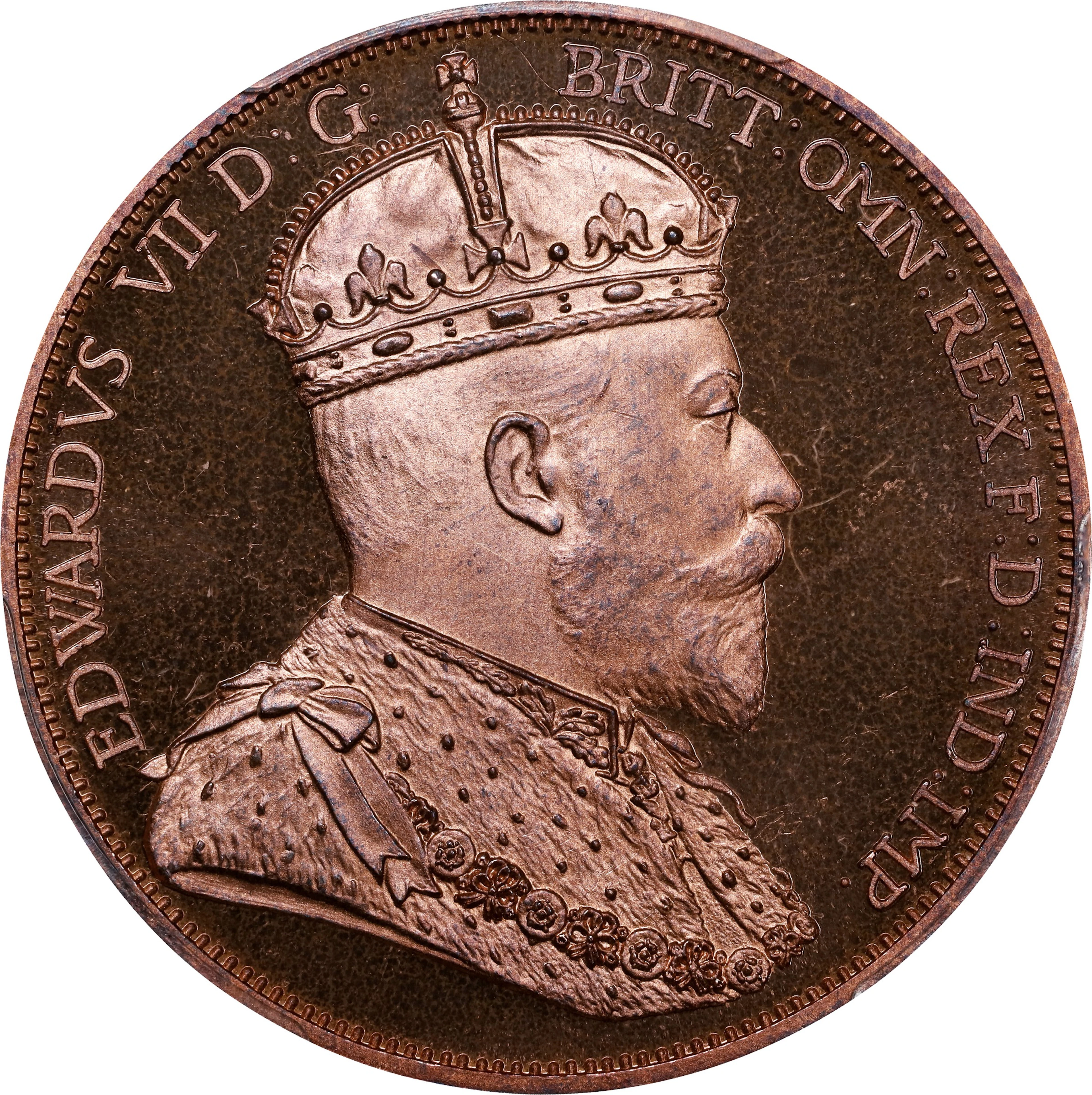 HONG KONG (SAR). Fantasy Copper Dollar, "1901" (ca. 2000). Edward