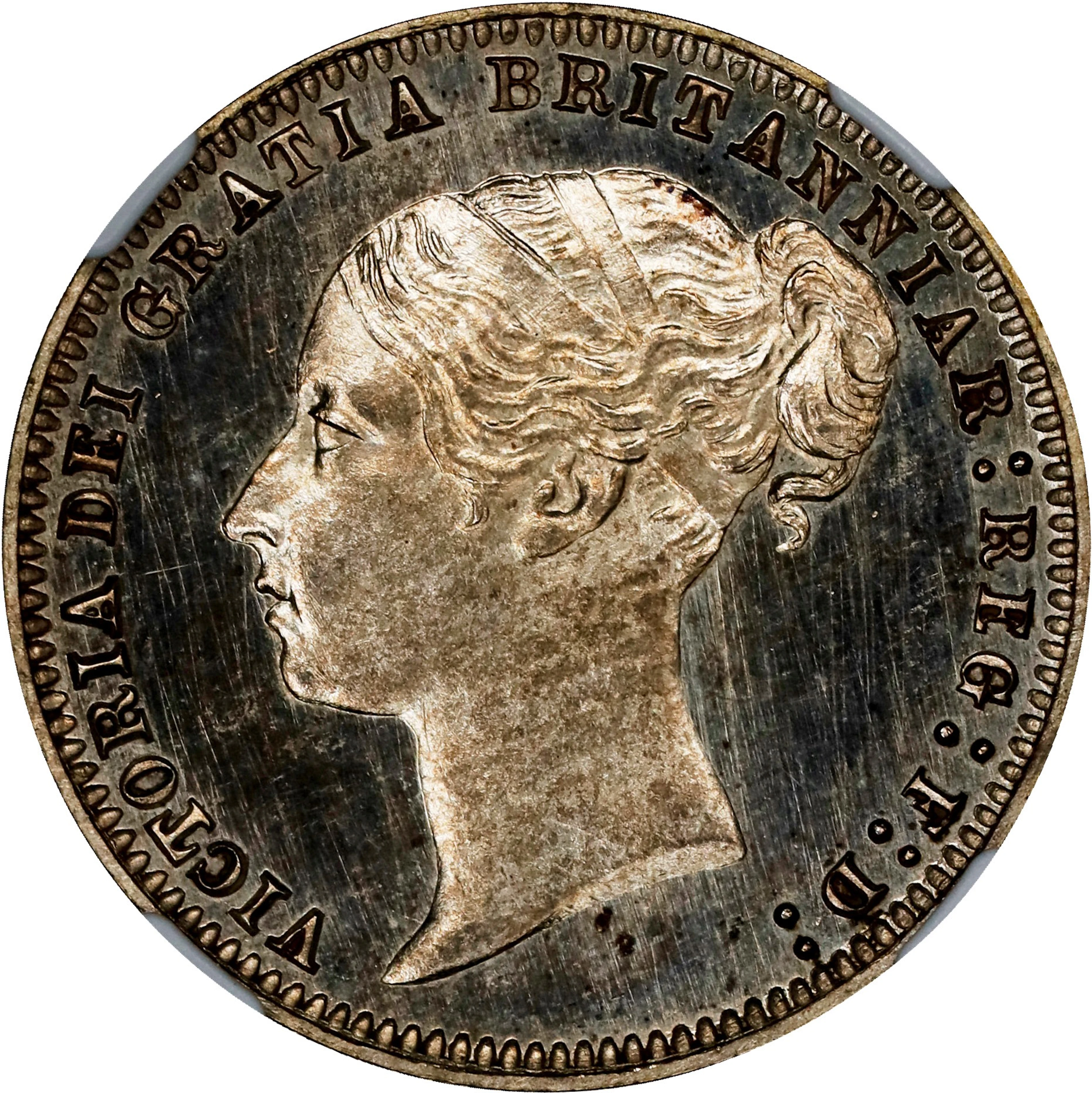 GREAT BRITAIN. 6 Pence, 1879. London Mint. Victoria. NGC PROOF-64.