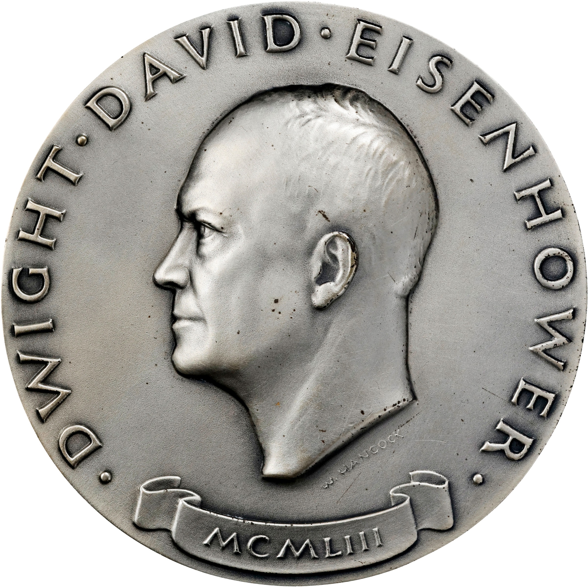 1953 Dwight D. Eisenhower Official First Inaugural Medal. Dusterberg-OIM